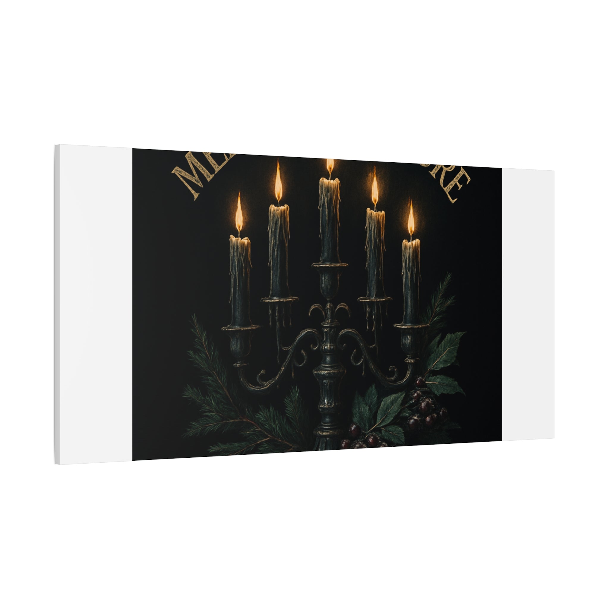 Merry Nevermore Candlelight Canvas