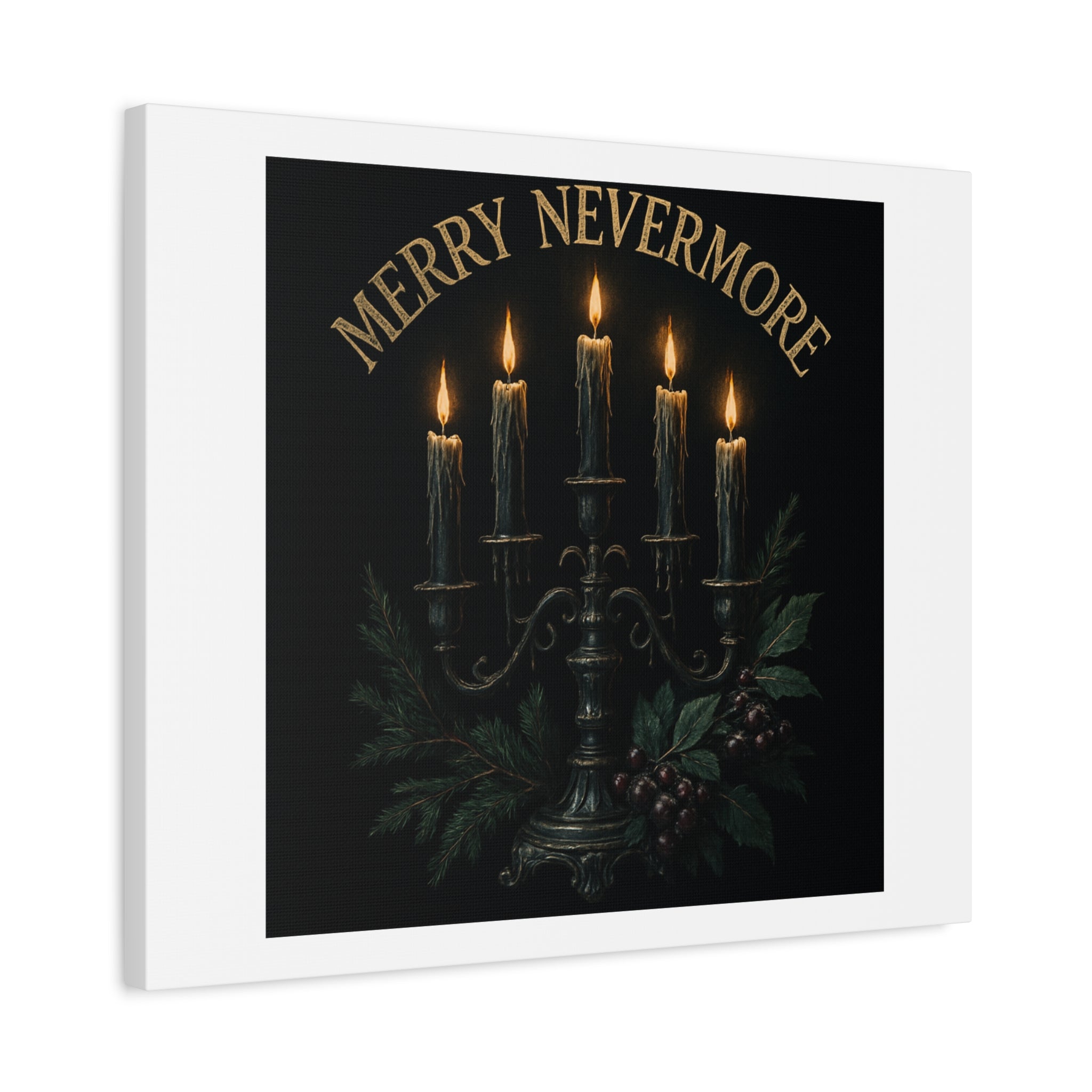 Merry Nevermore Candlelight Canvas