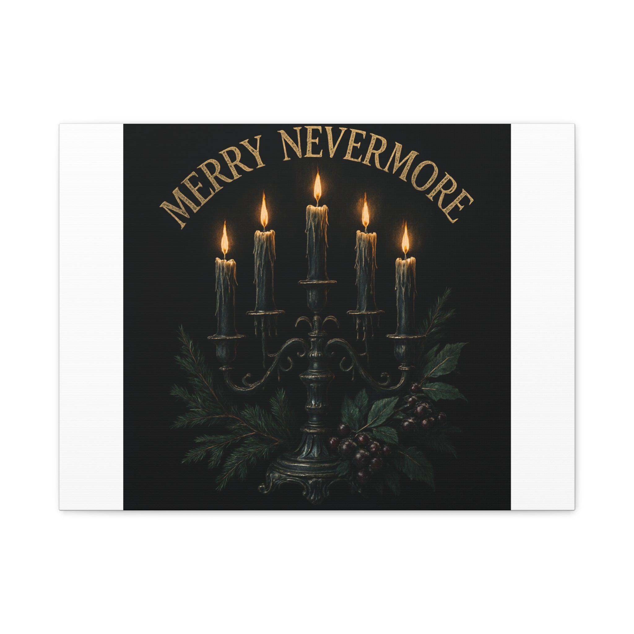 Merry Nevermore Candlelight Canvas