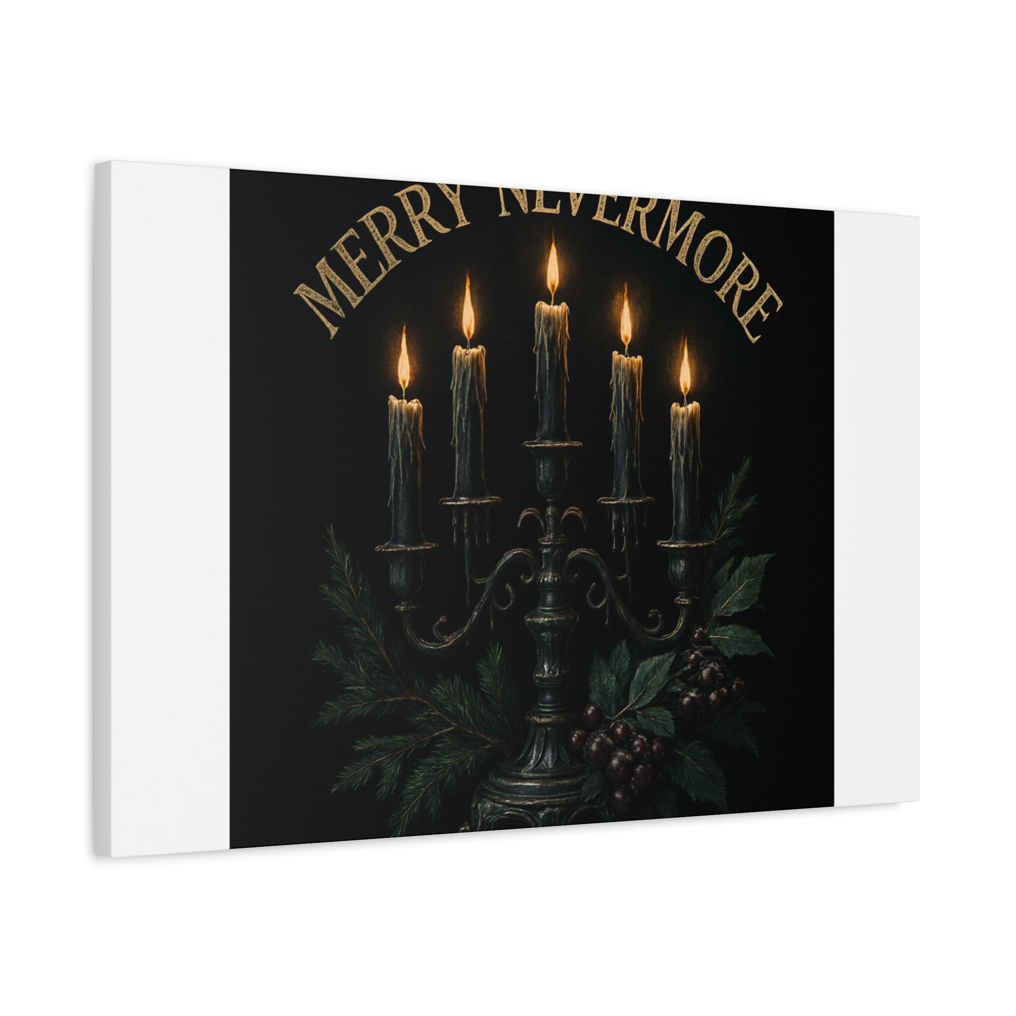 Merry Nevermore Candlelight Canvas