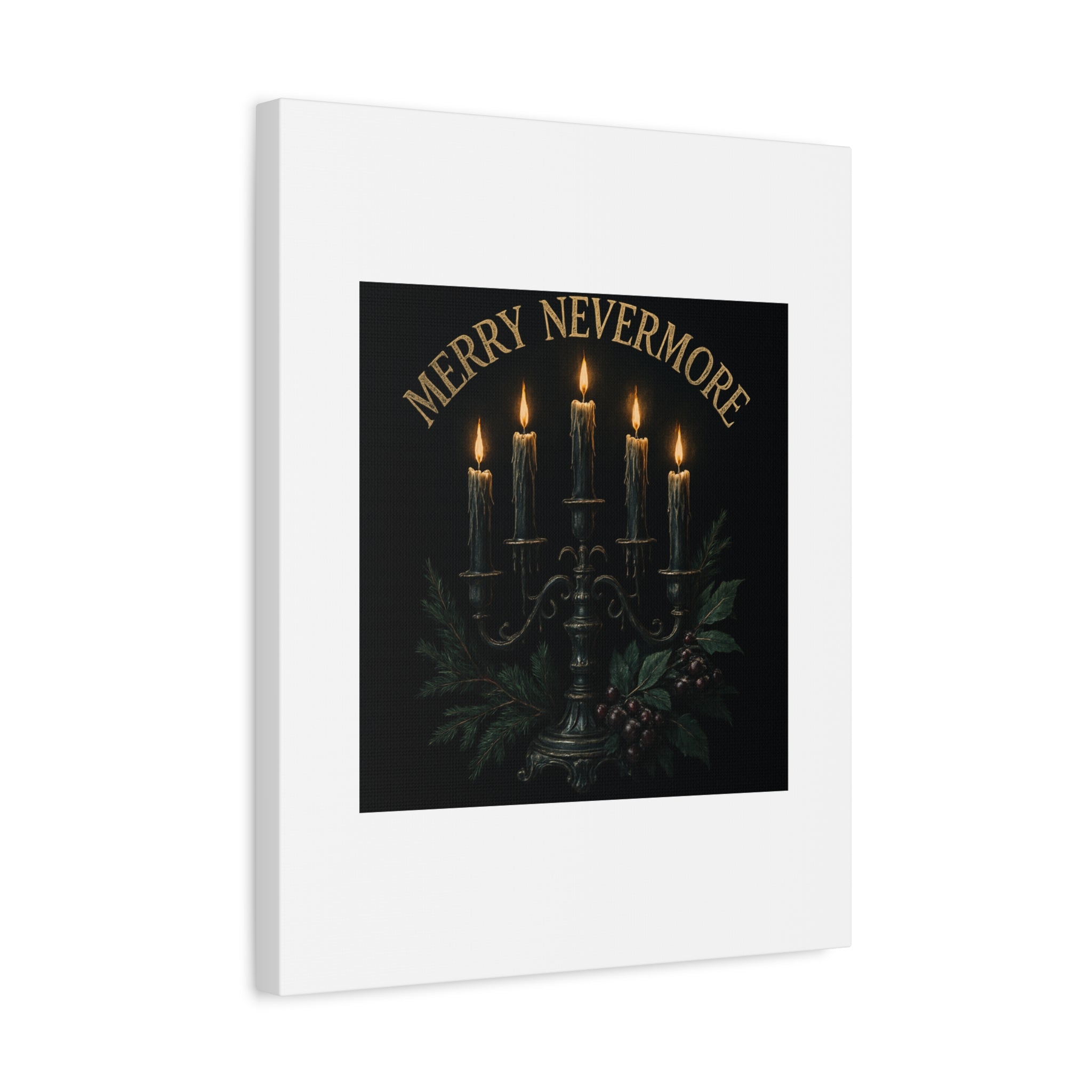 Merry Nevermore Candlelight Canvas