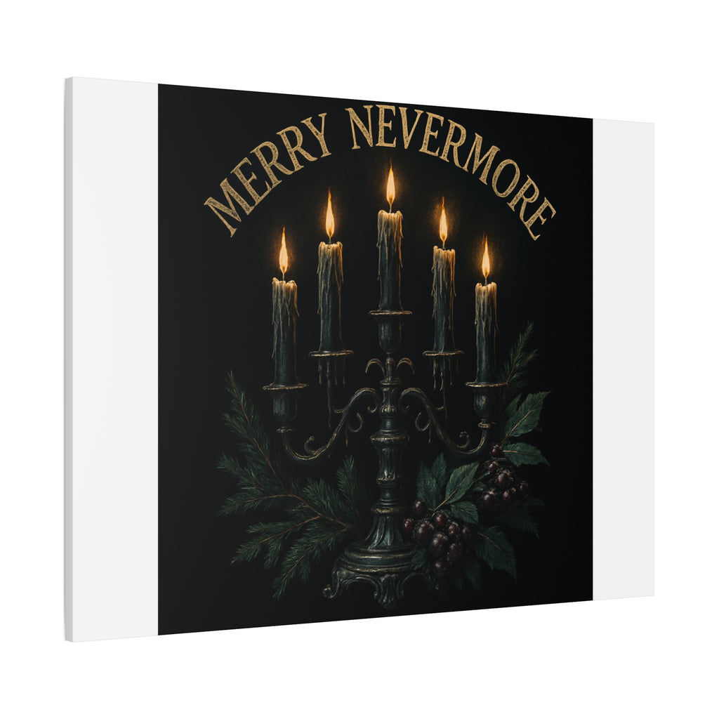 Merry Nevermore Candlelight Canvas