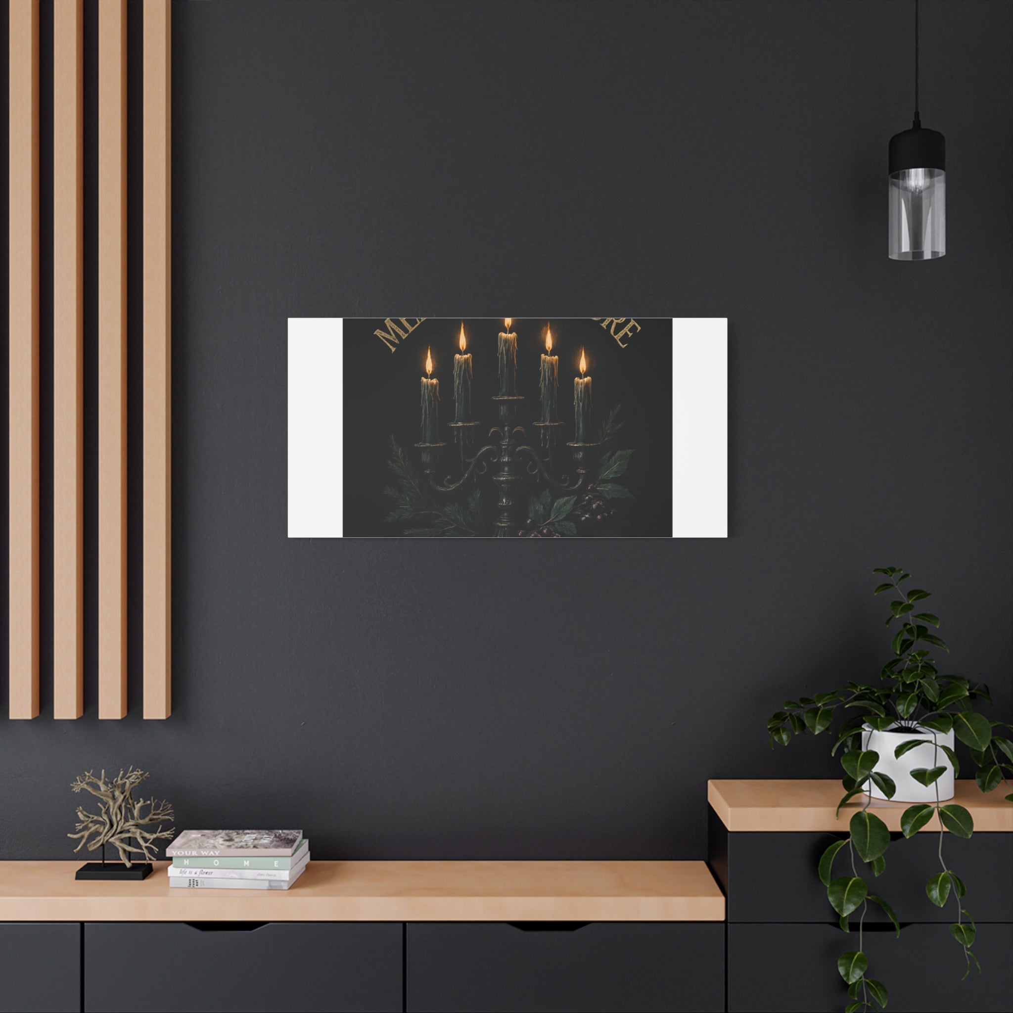 Merry Nevermore Candlelight Canvas