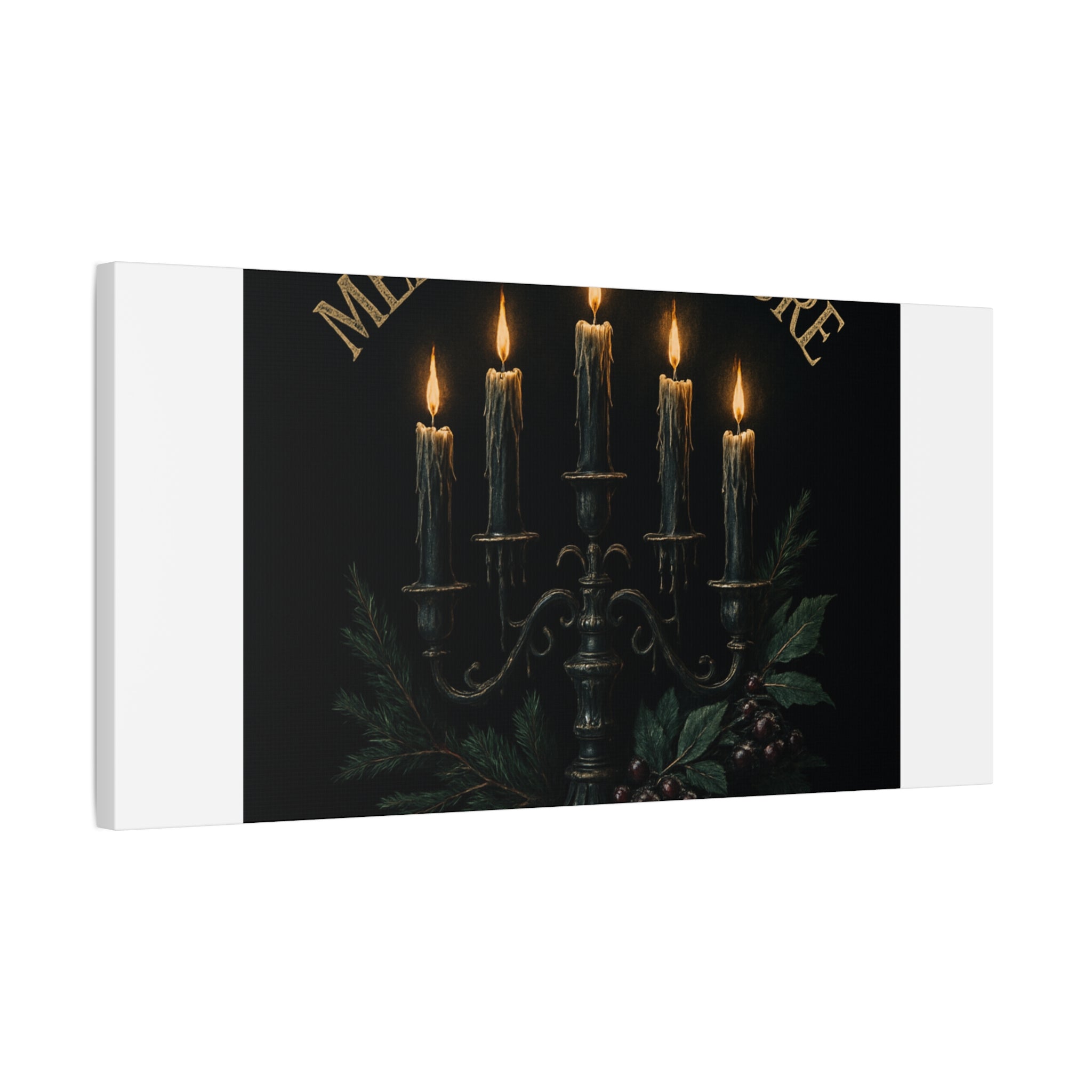 Merry Nevermore Candlelight Canvas