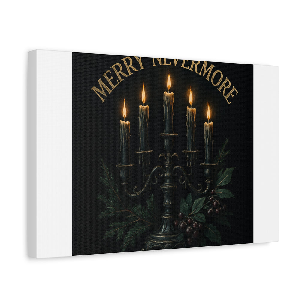 Merry Nevermore Candlelight Canvas