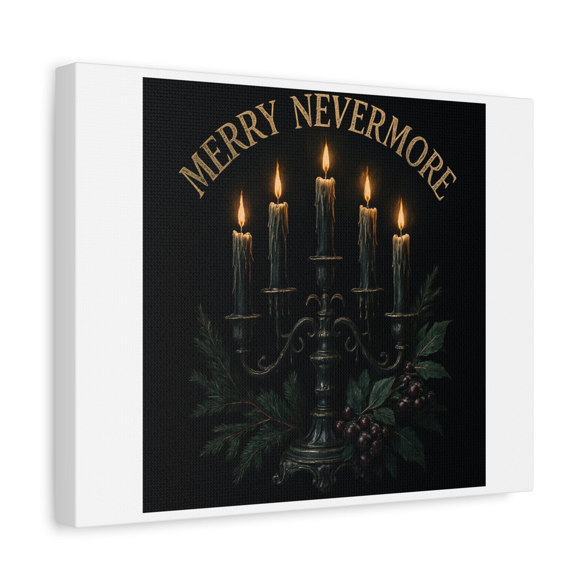 Merry Nevermore Candlelight Canvas