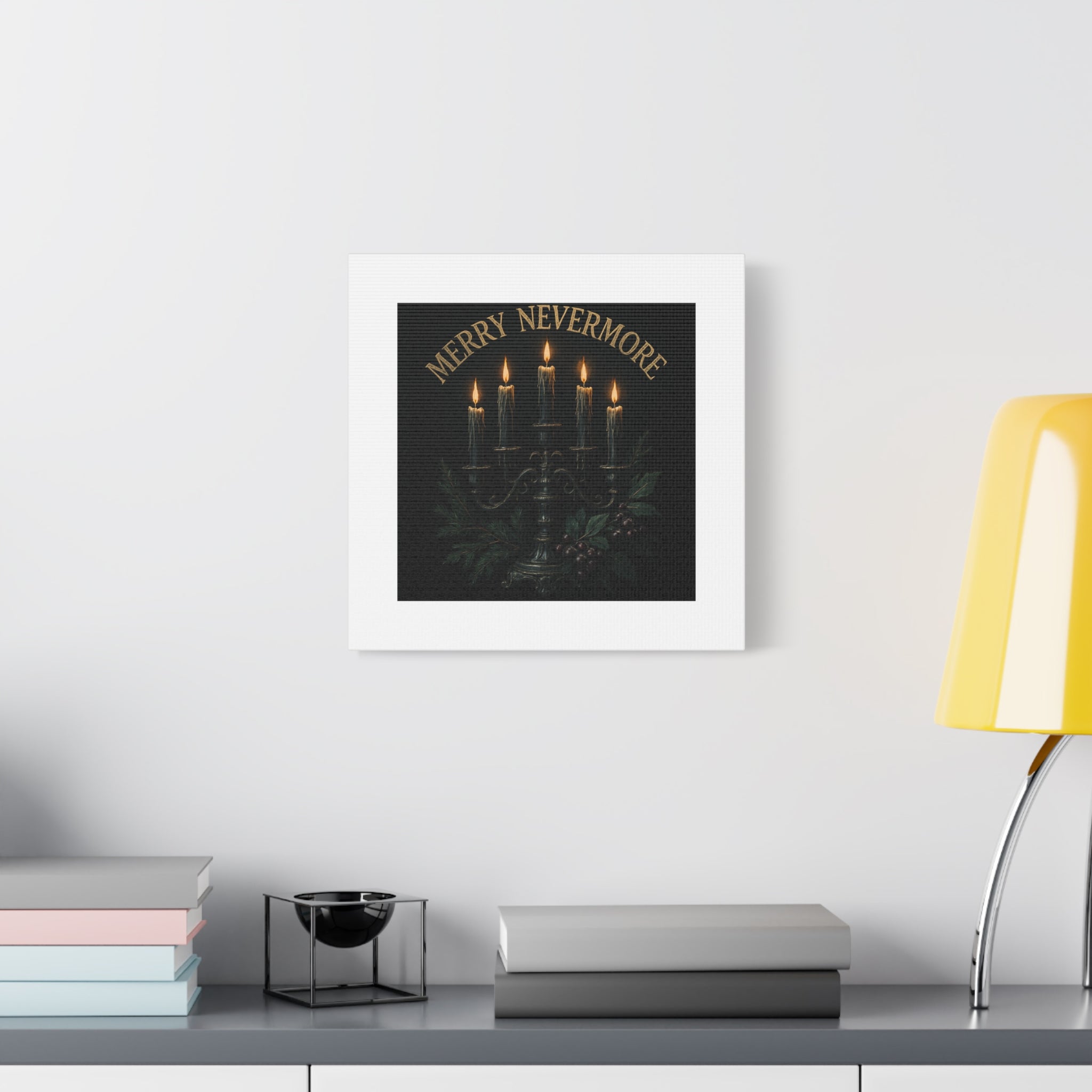 Merry Nevermore Candlelight Canvas