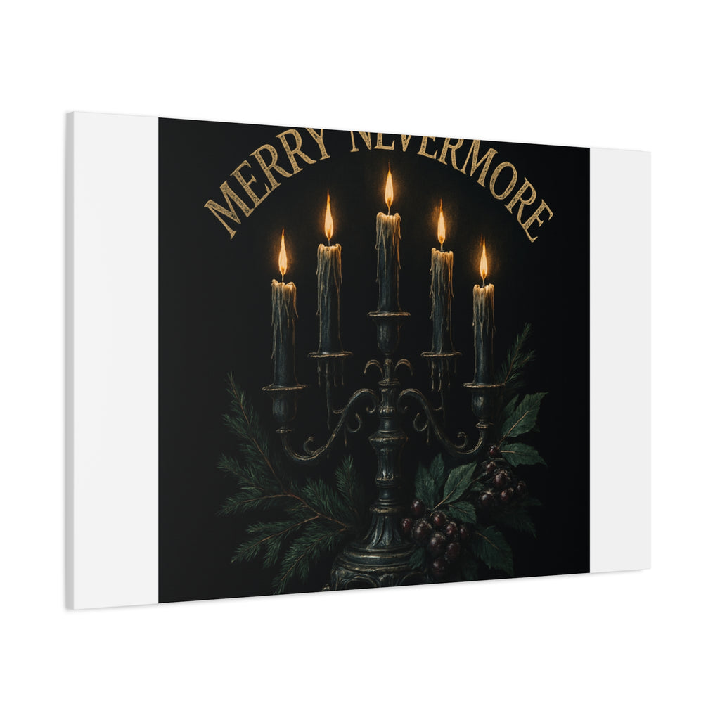 Merry Nevermore Candlelight Canvas