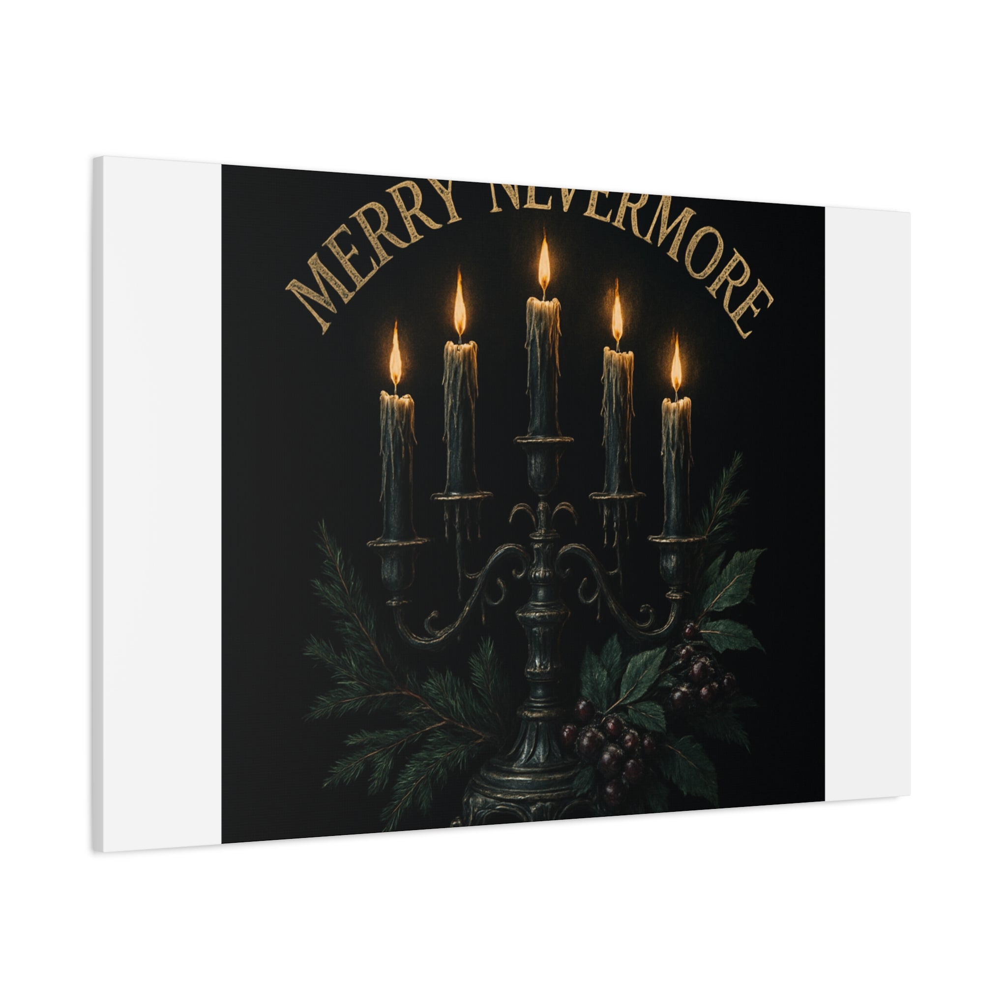 Merry Nevermore Candlelight Canvas