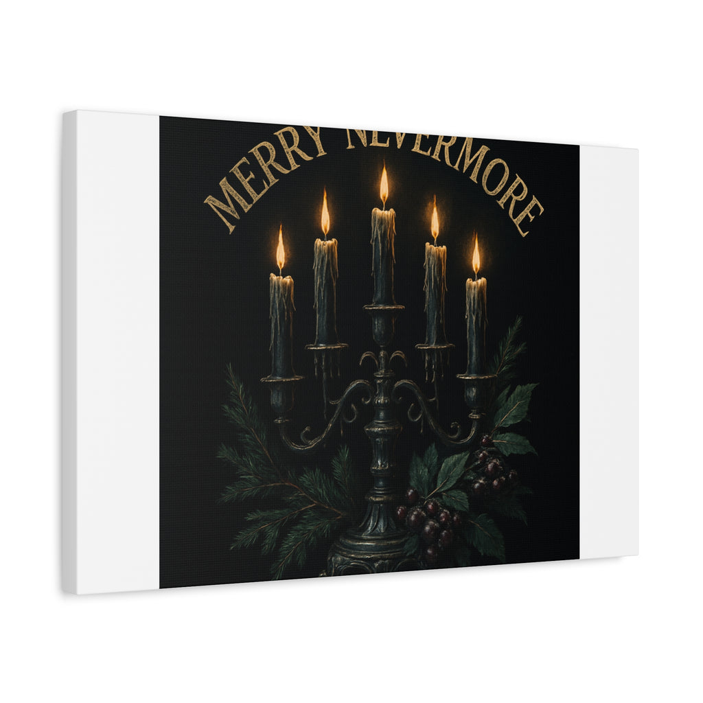 Merry Nevermore Candlelight Canvas