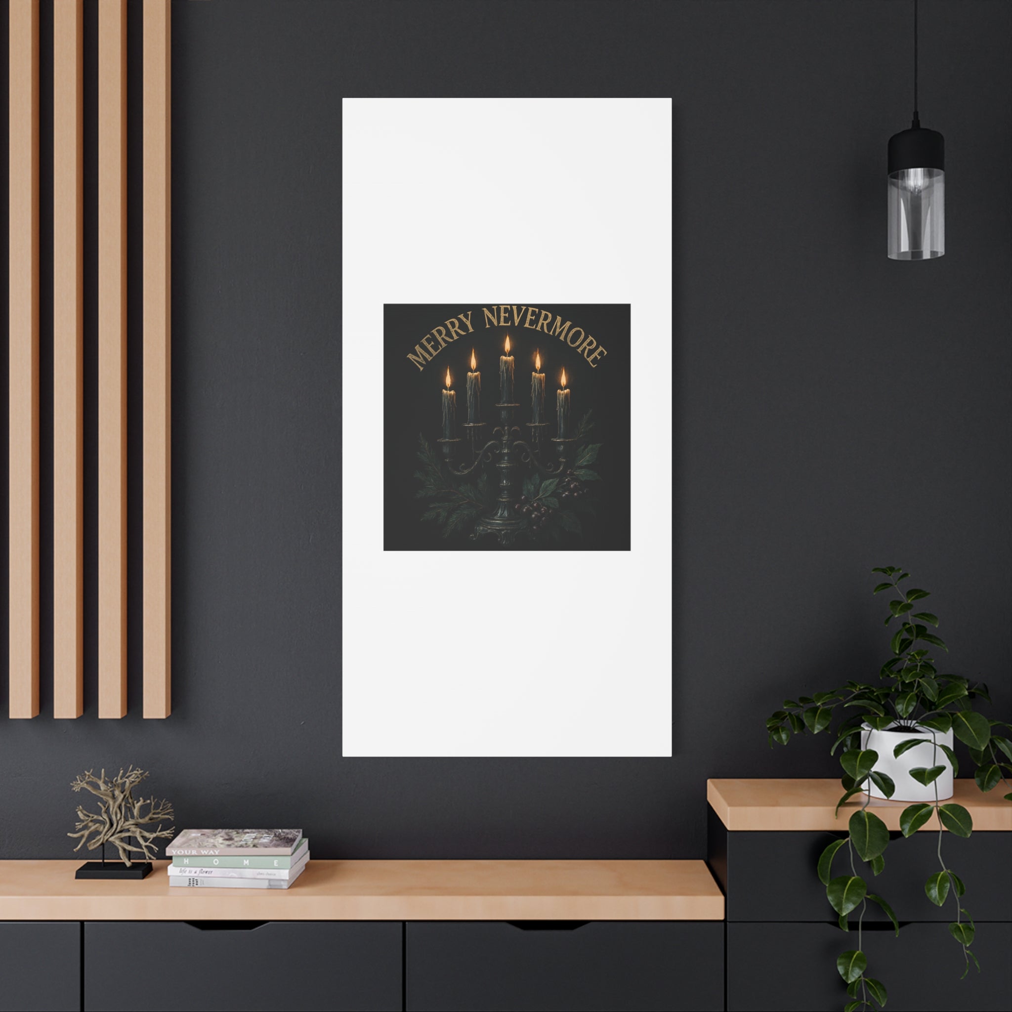 Merry Nevermore Candlelight Canvas
