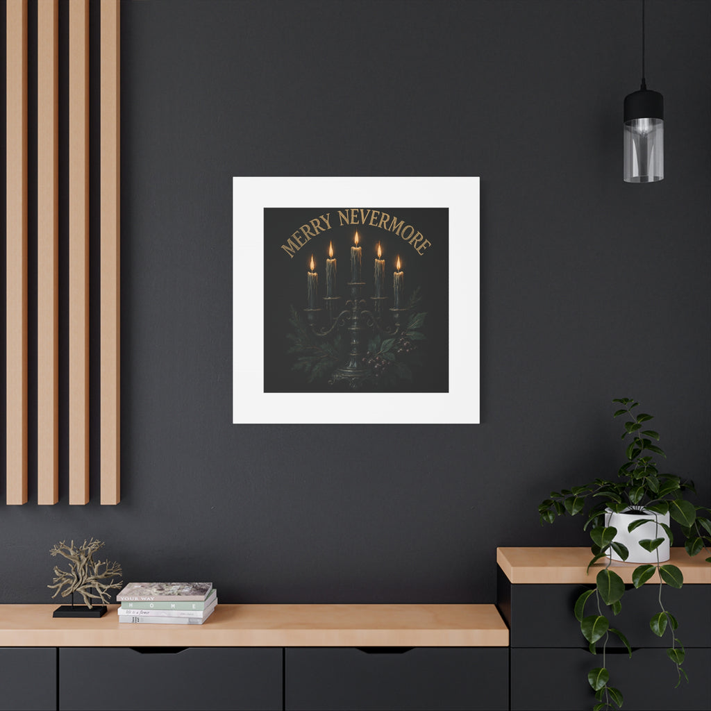 Merry Nevermore Candlelight Canvas