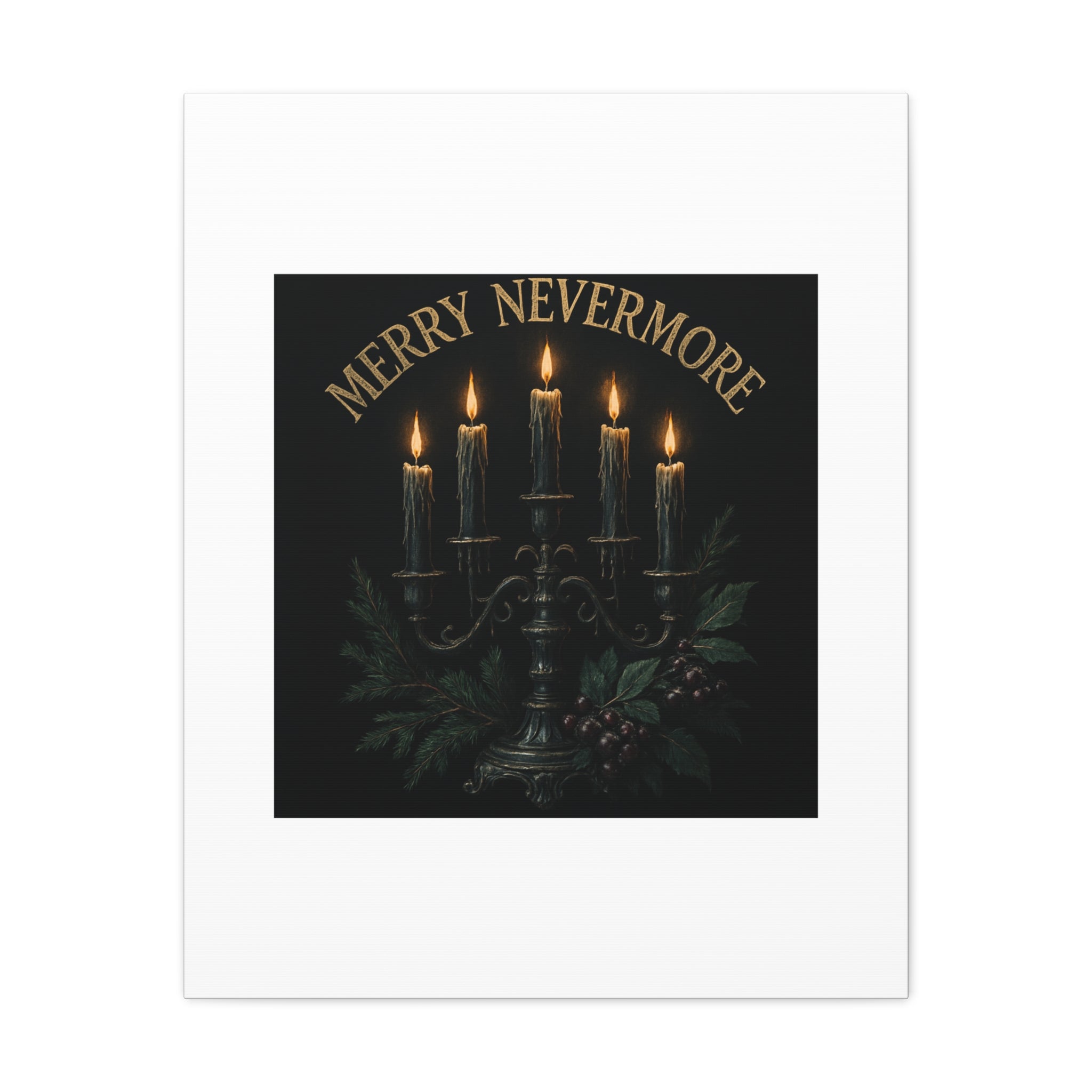 Merry Nevermore Candlelight Canvas