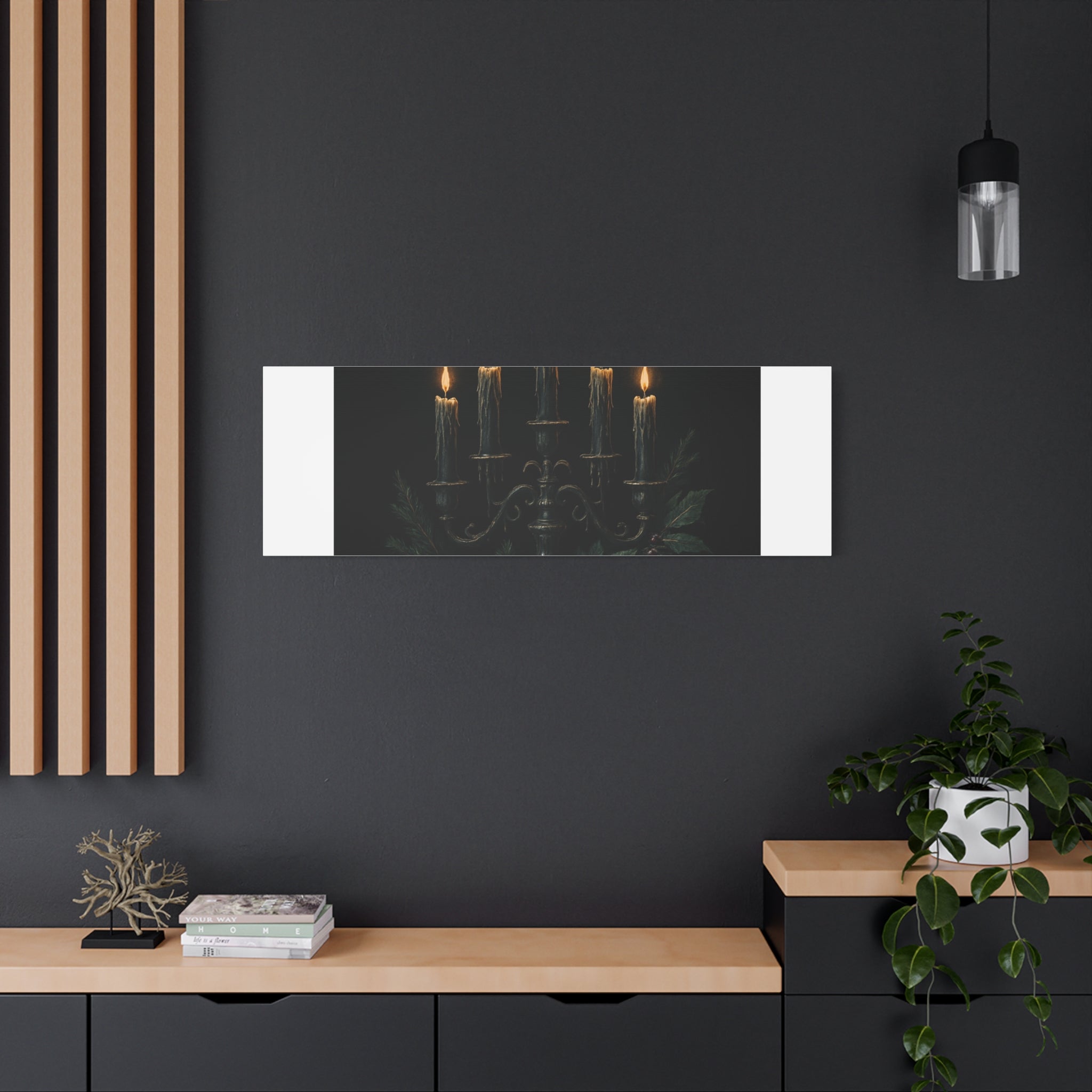 Merry Nevermore Candlelight Canvas