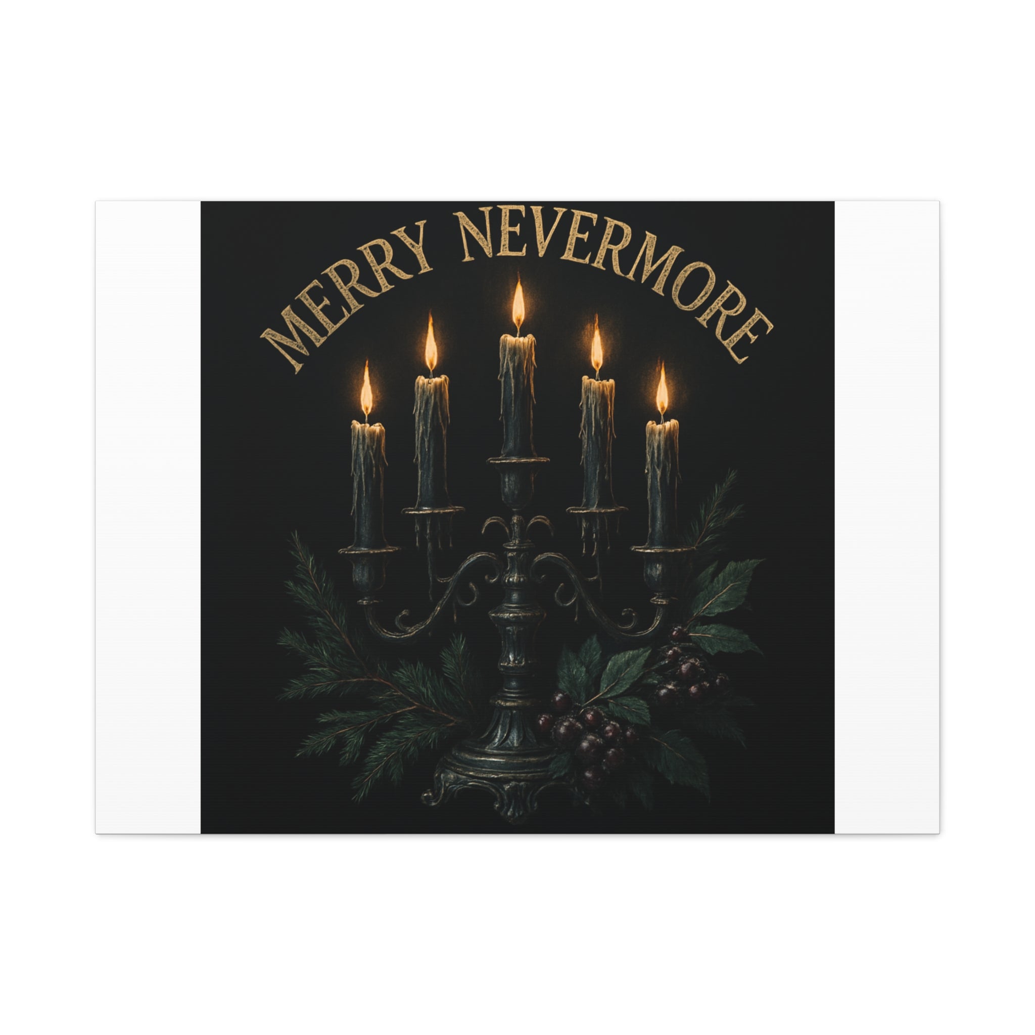 Merry Nevermore Candlelight Canvas