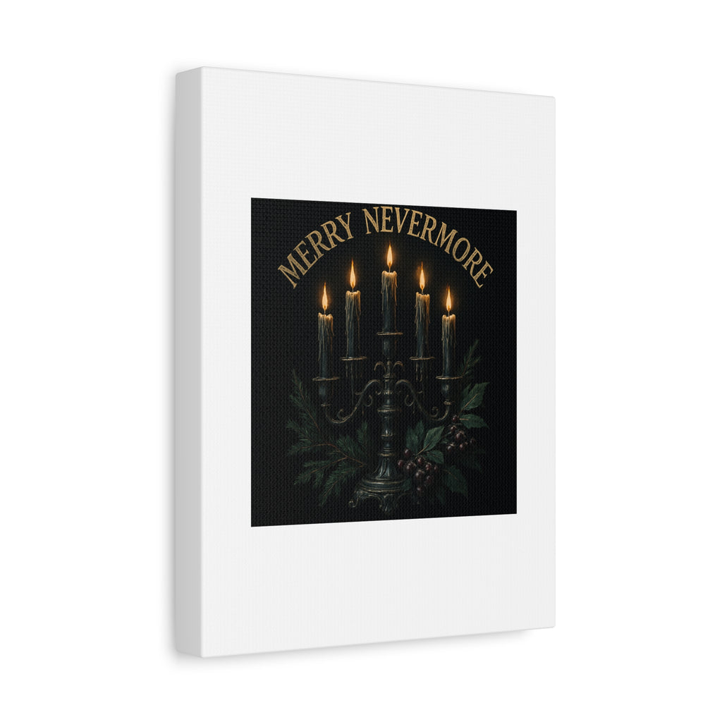 Merry Nevermore Candlelight Canvas