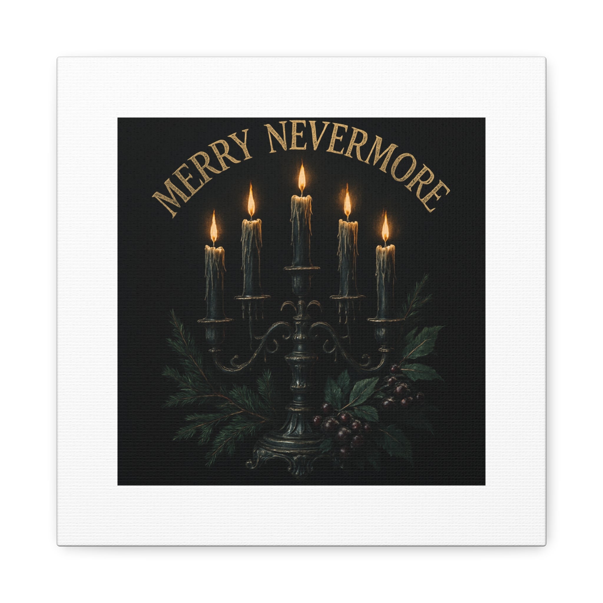 Merry Nevermore Candlelight Canvas