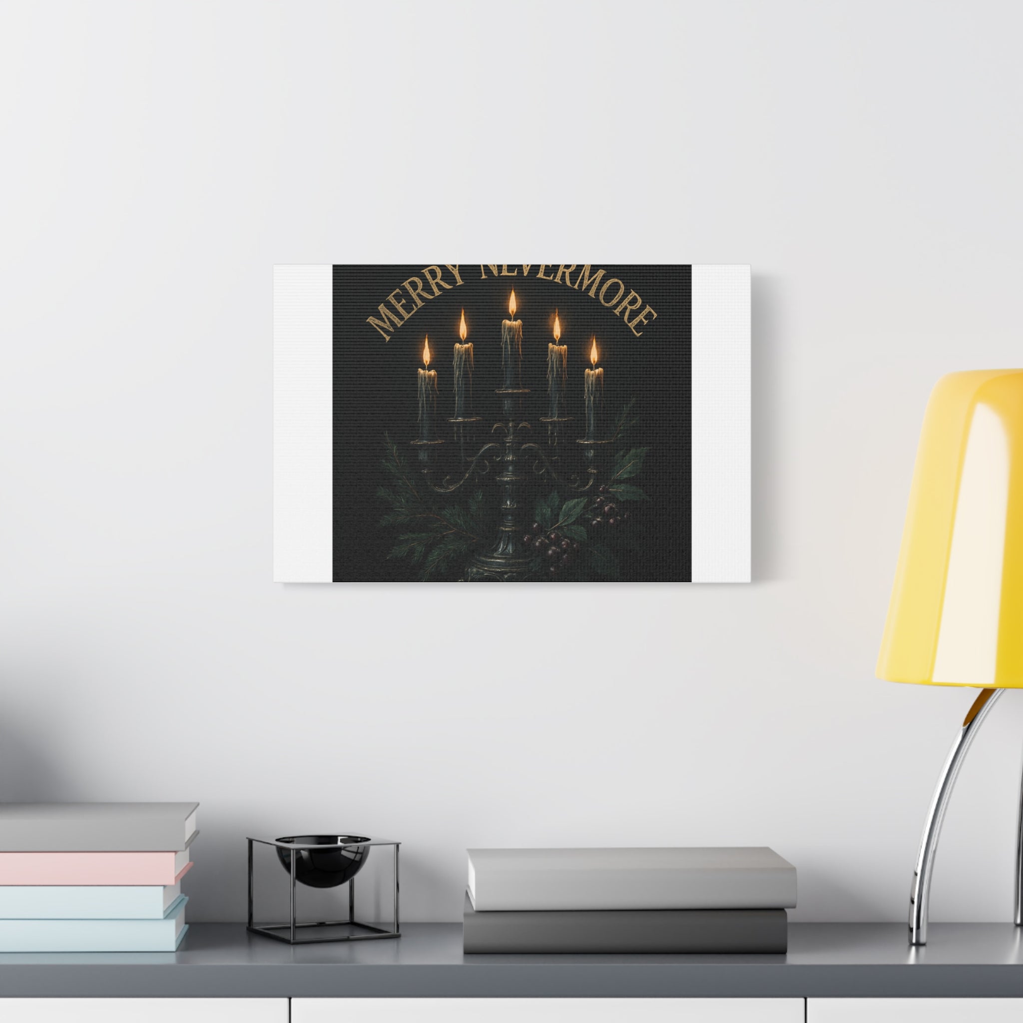 Merry Nevermore Candlelight Canvas