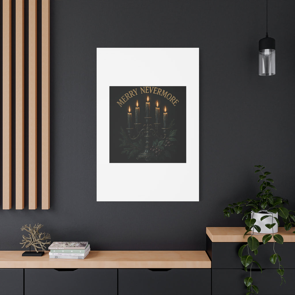 Merry Nevermore Candlelight Canvas