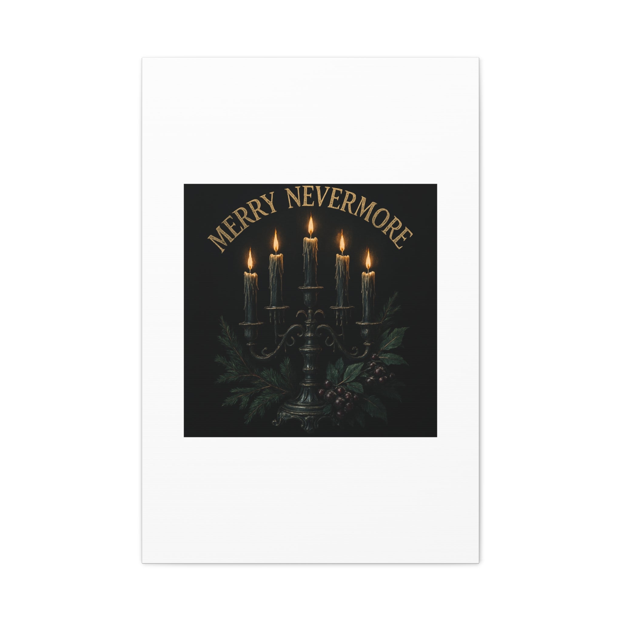 Merry Nevermore Candlelight Canvas