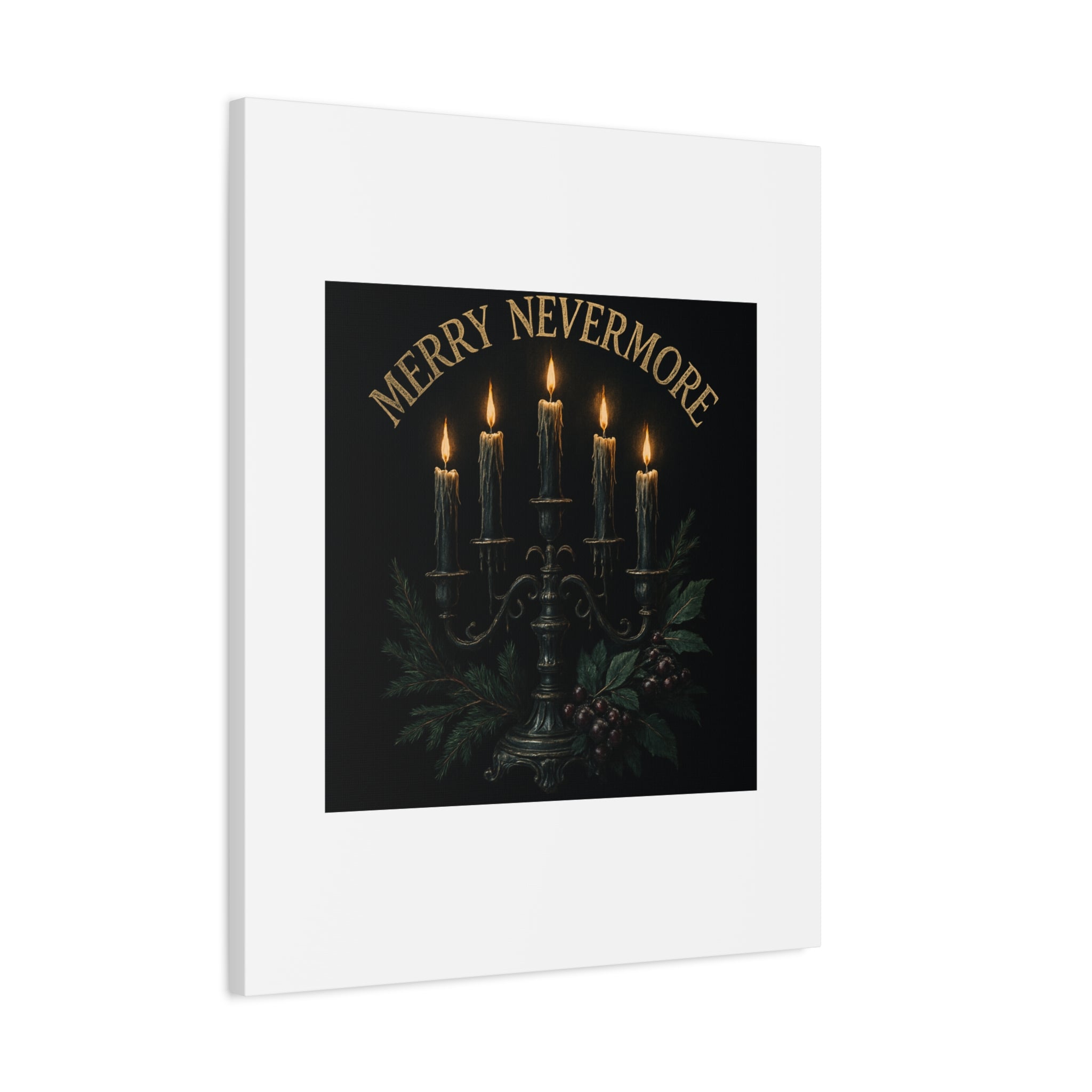 Merry Nevermore Candlelight Canvas