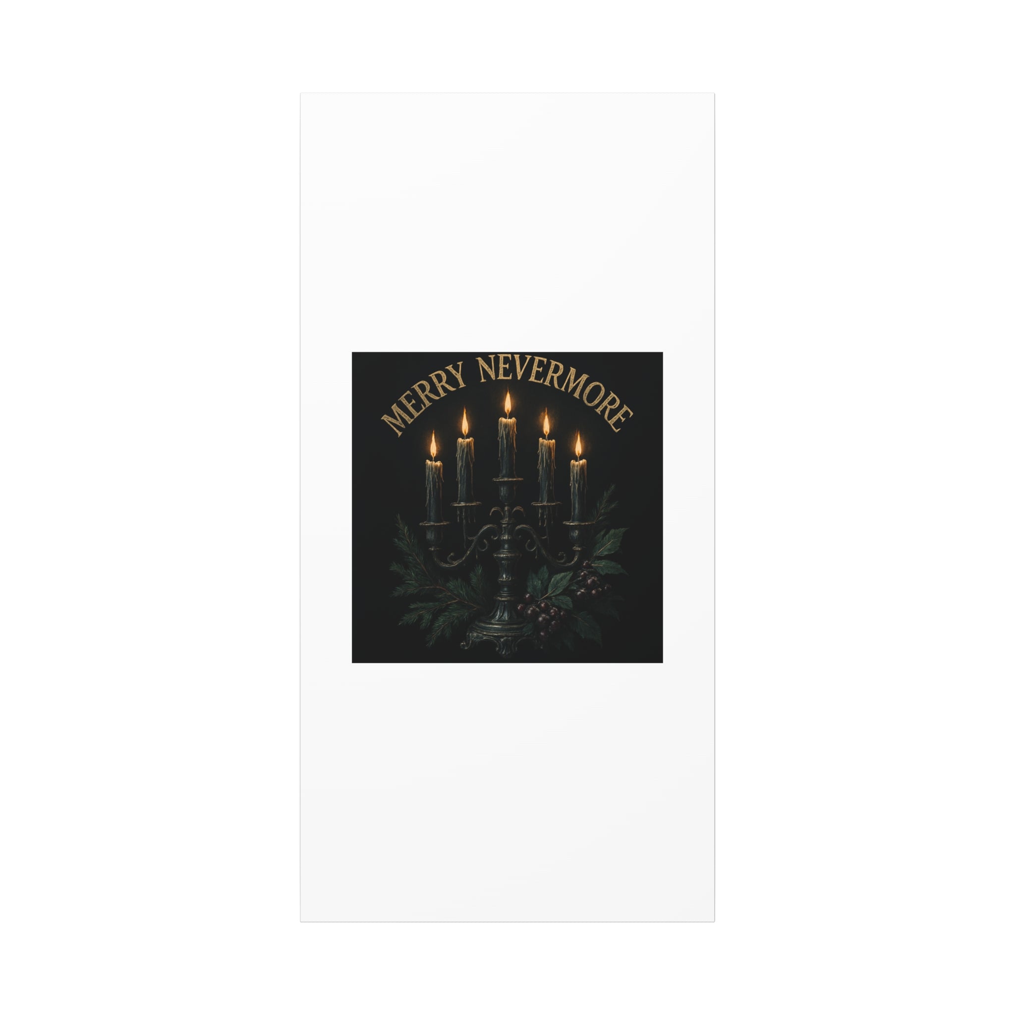 Merry Nevermore Candlelight Canvas