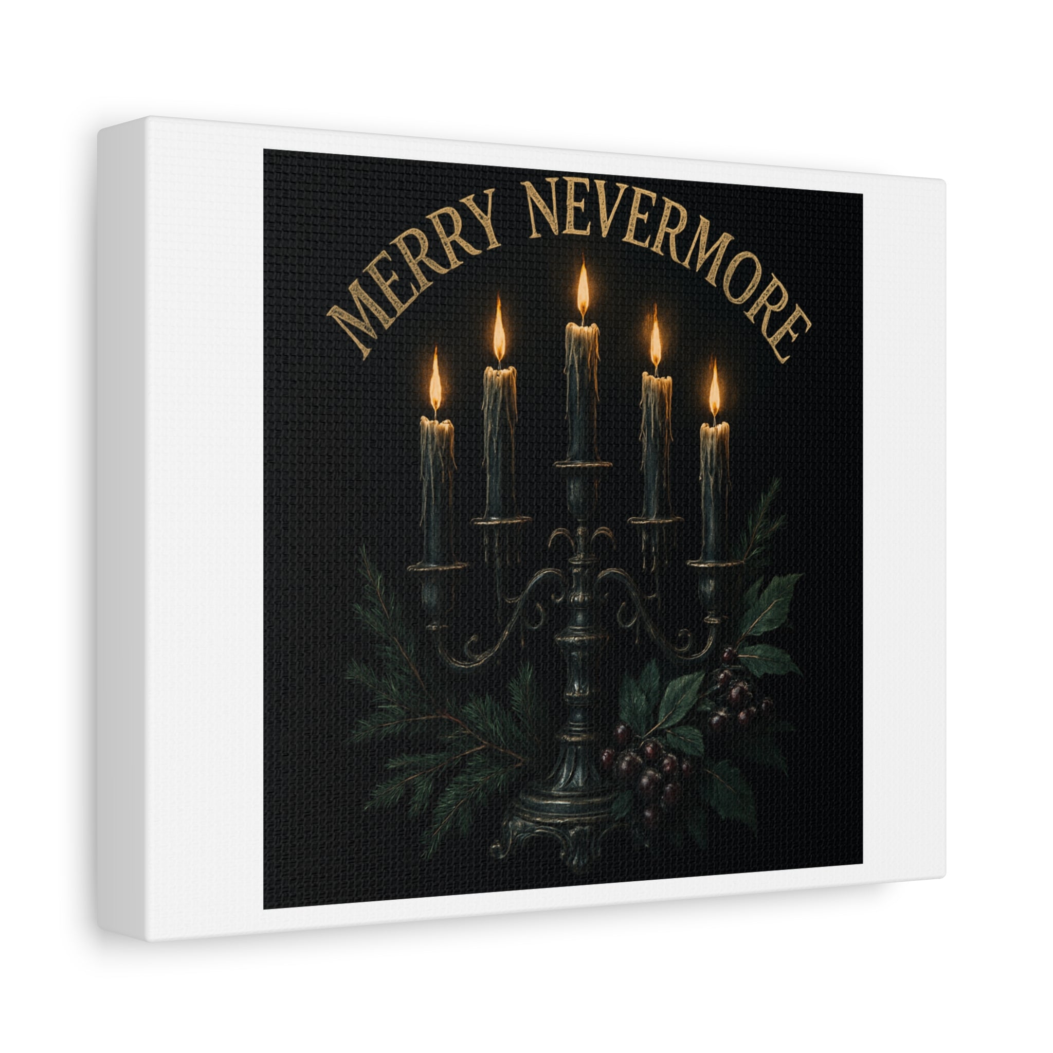 Merry Nevermore Candlelight Canvas