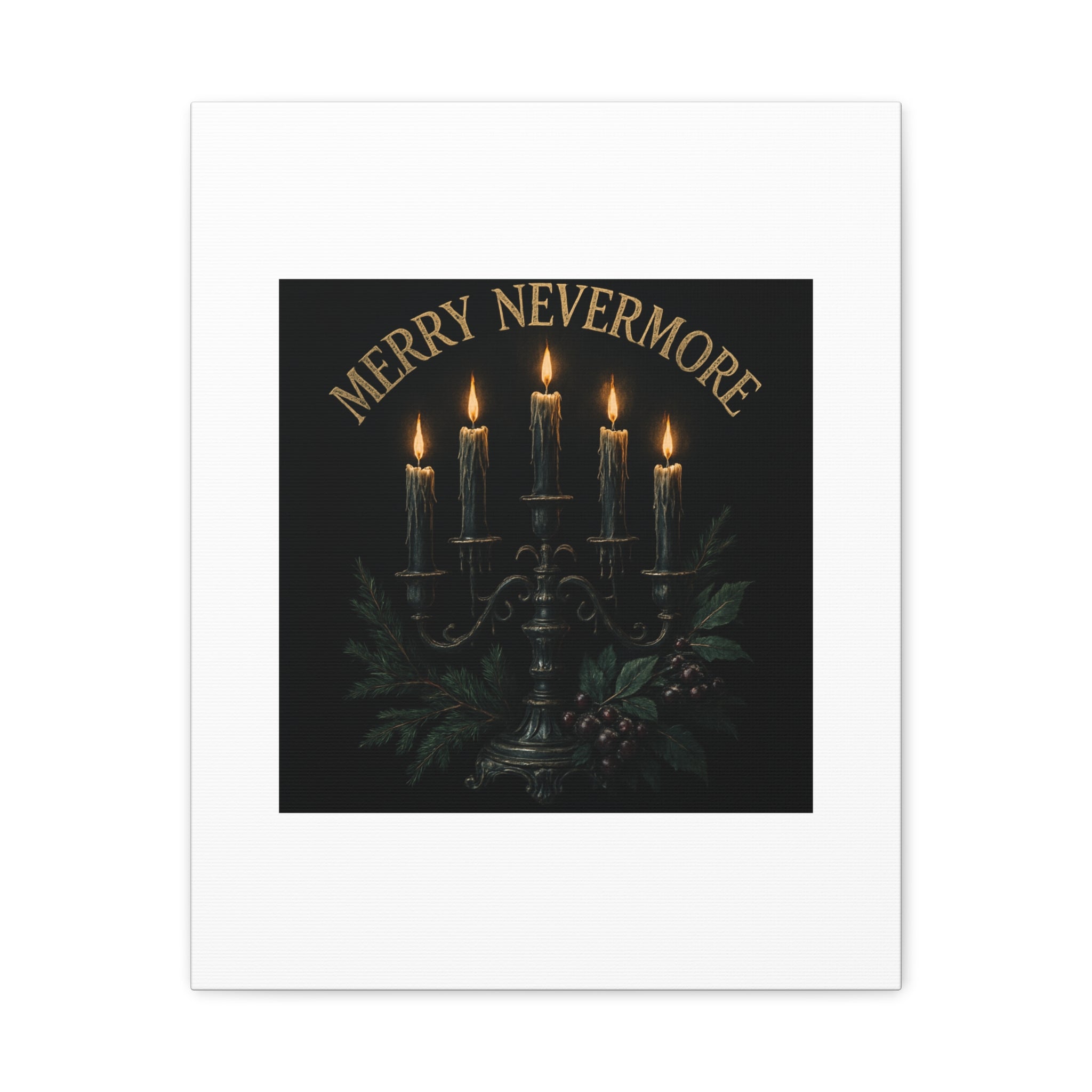 Merry Nevermore Candlelight Canvas