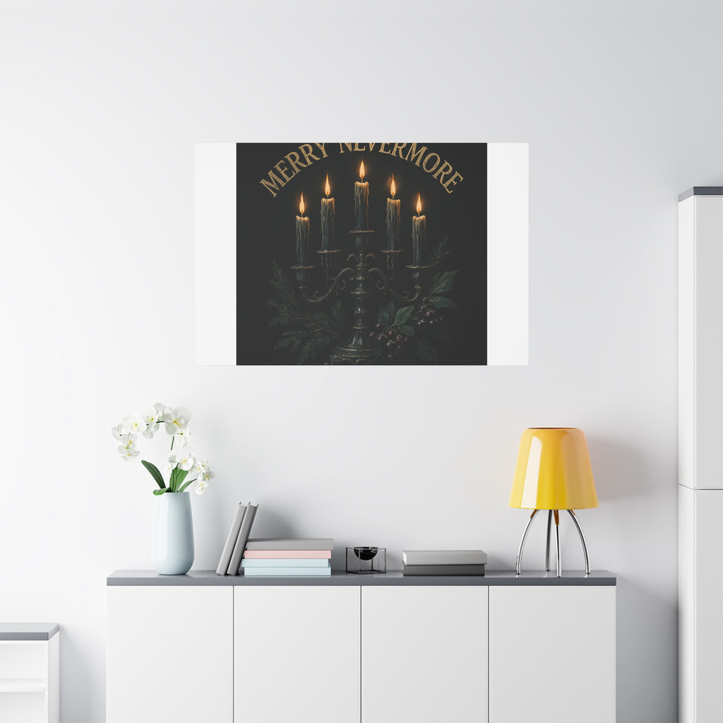 Merry Nevermore Candlelight Canvas