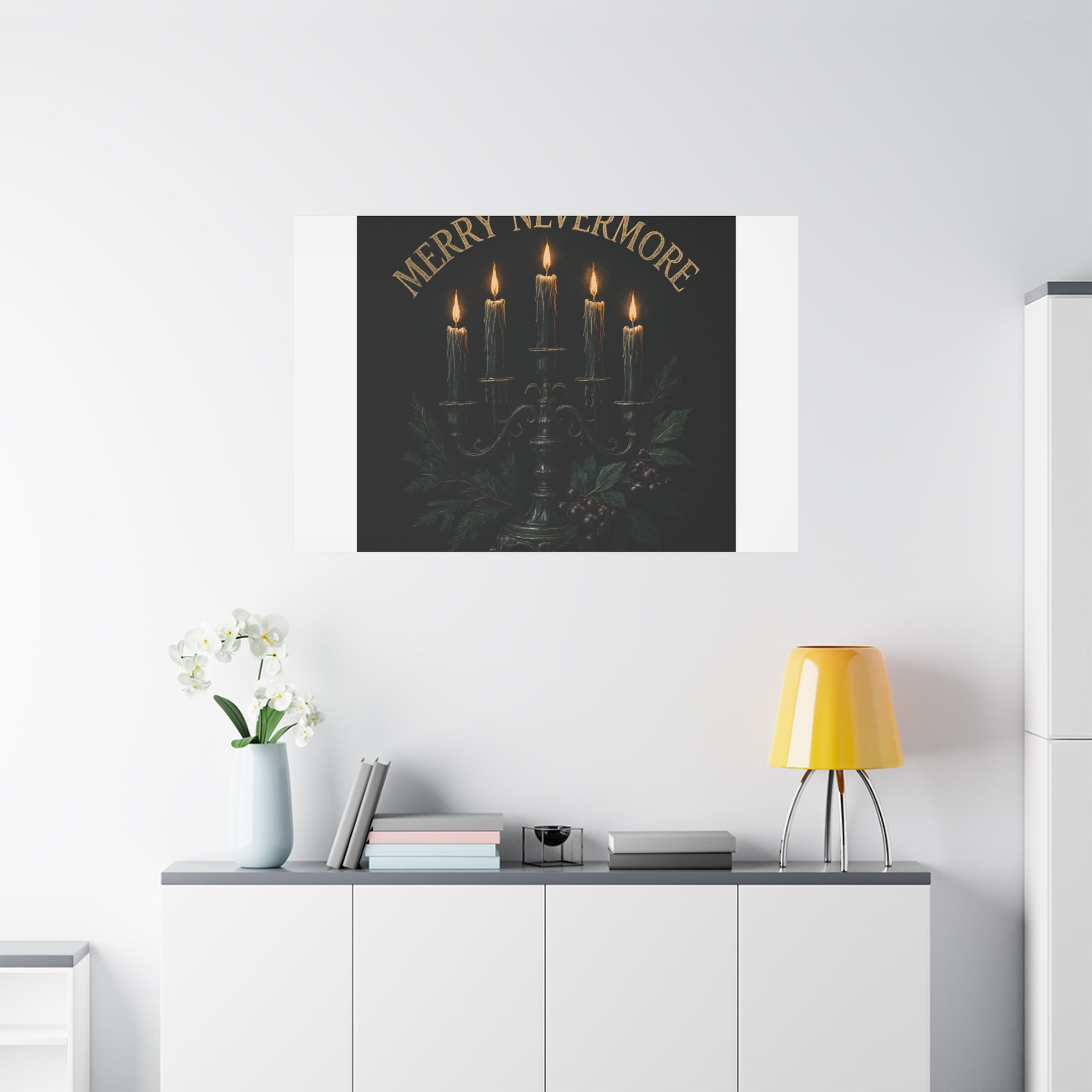 Merry Nevermore Candlelight Canvas