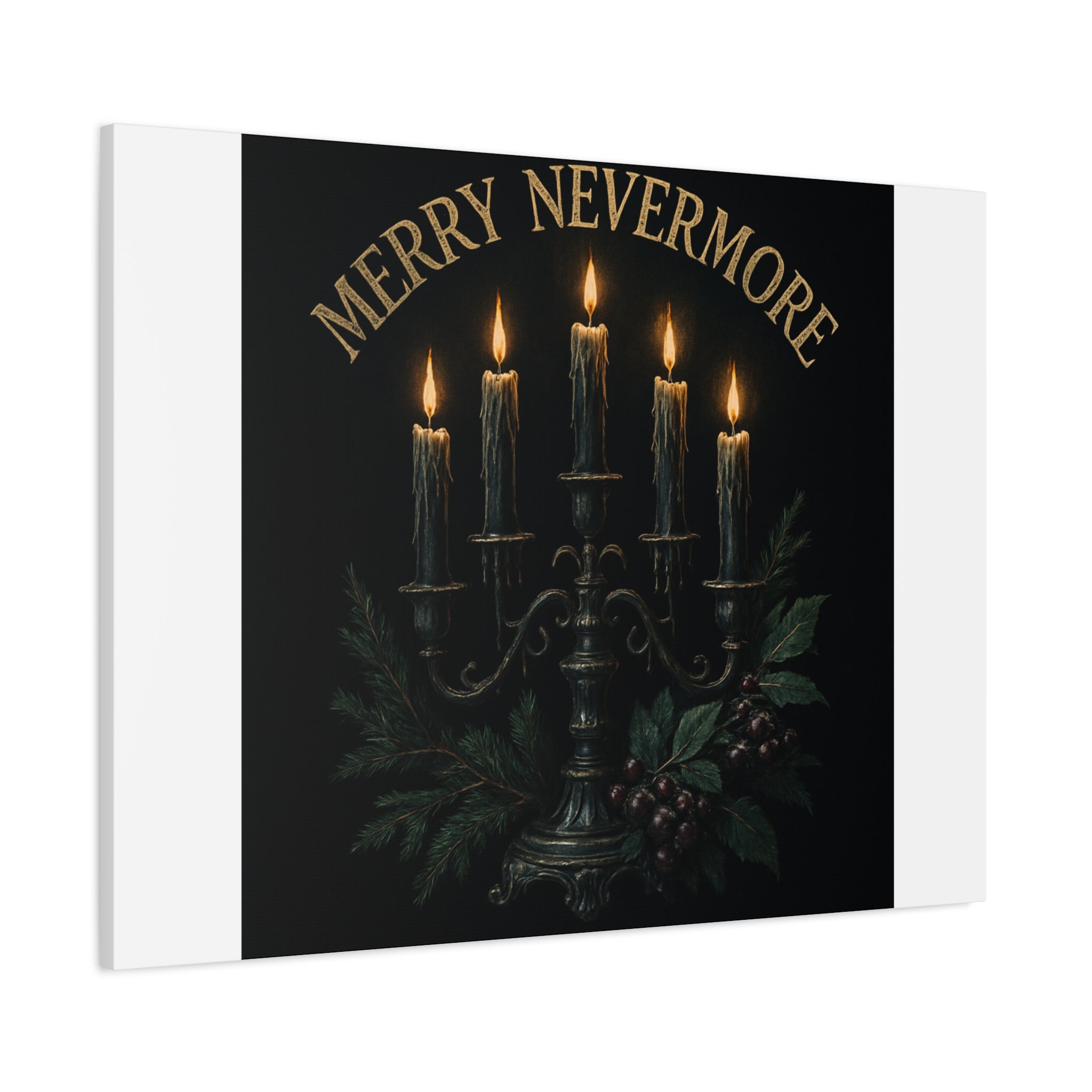 Merry Nevermore Candlelight Canvas