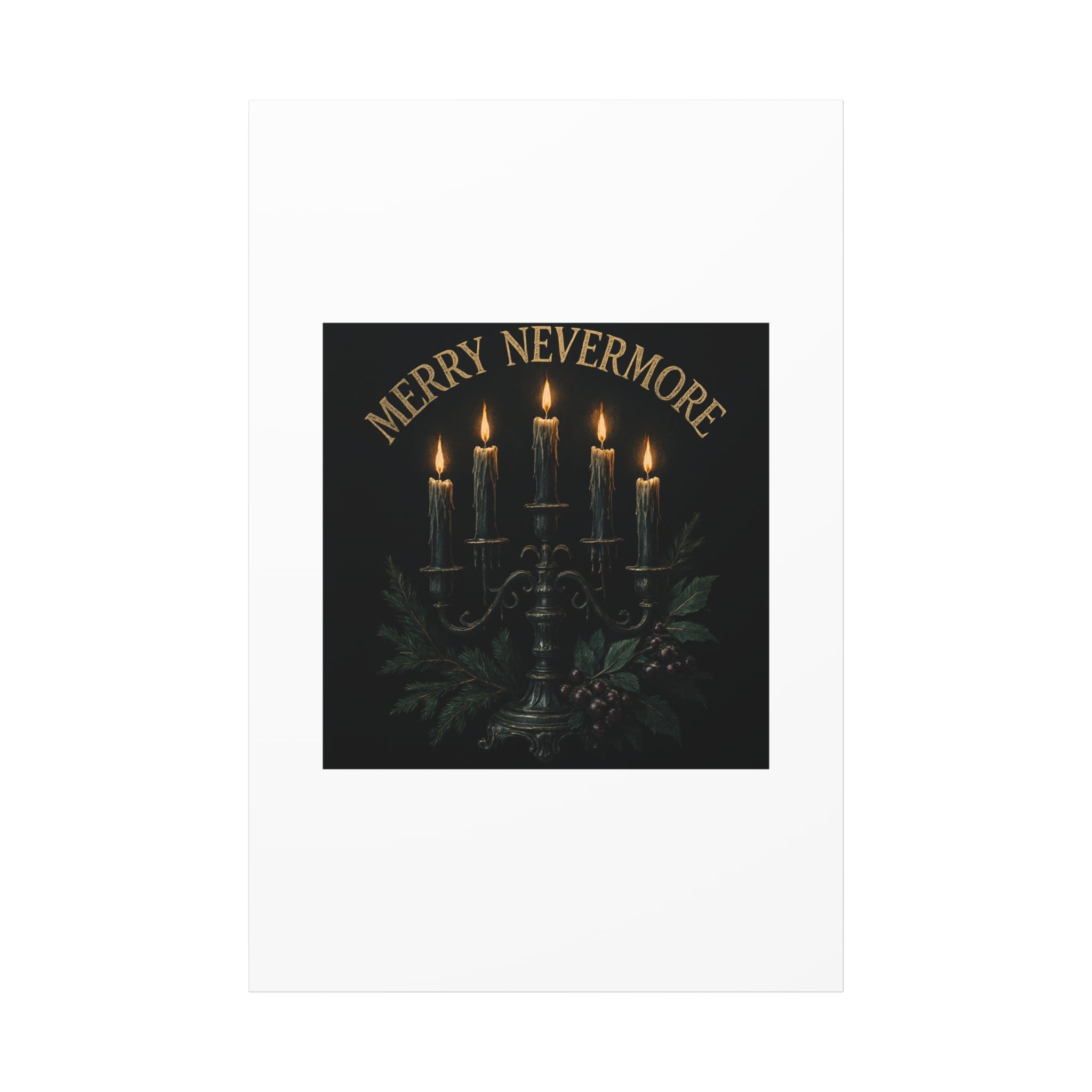 Merry Nevermore Candlelight Canvas