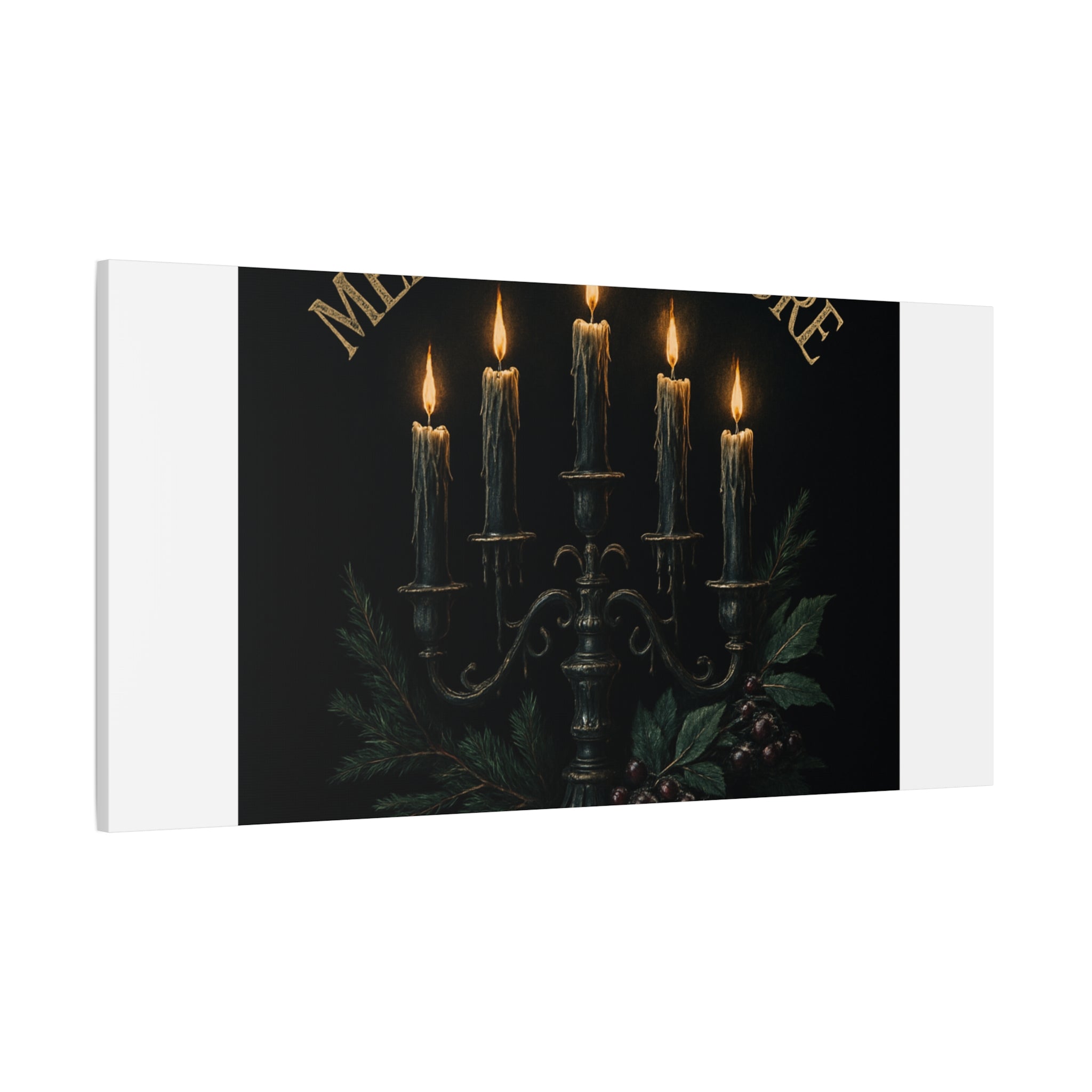 Merry Nevermore Candlelight Canvas