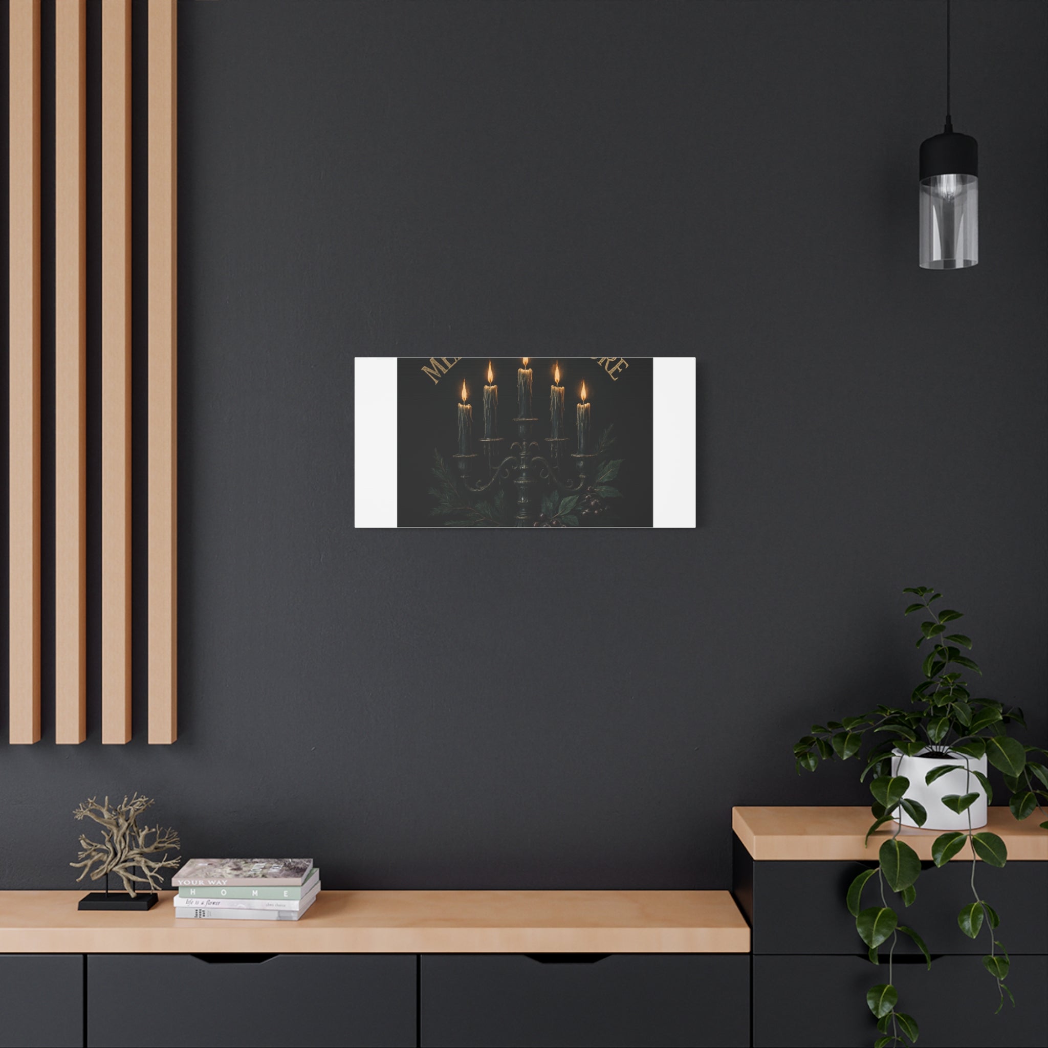 Merry Nevermore Candlelight Canvas