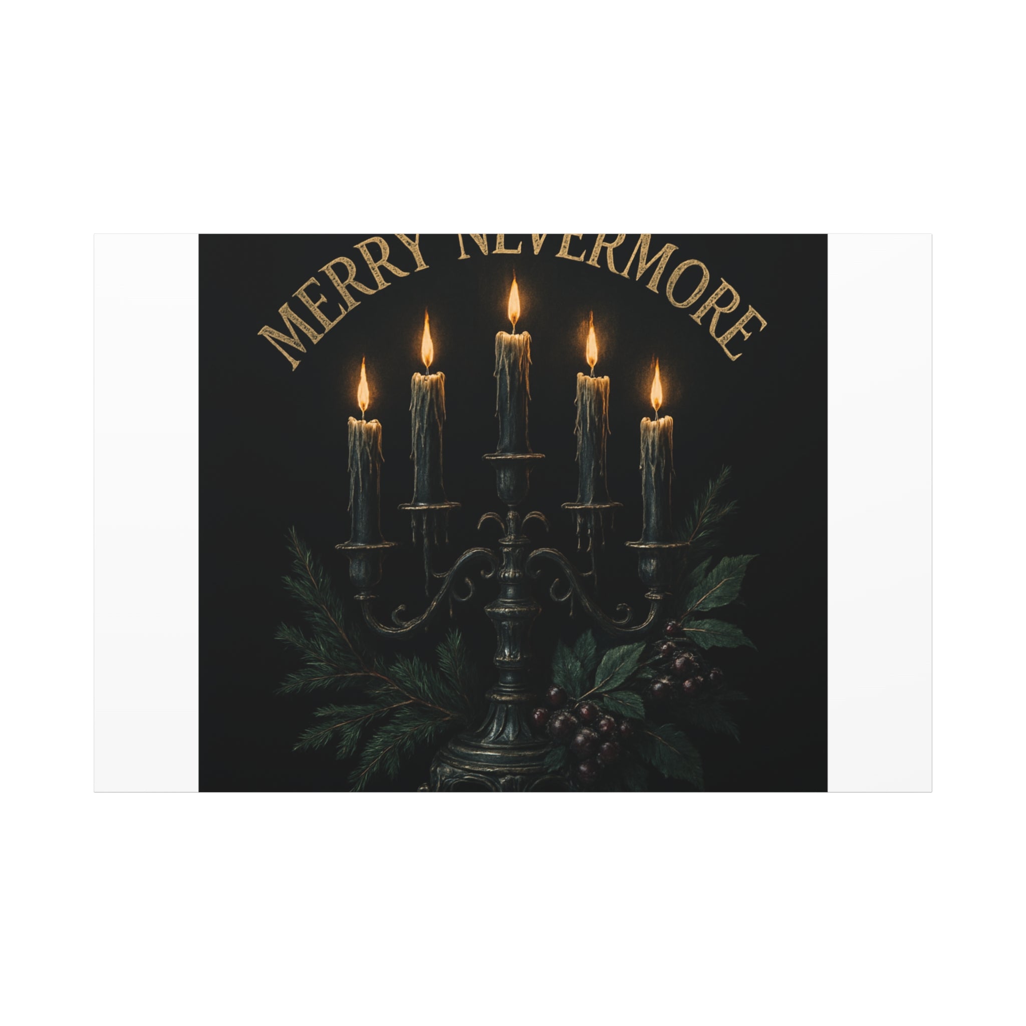 Merry Nevermore Candlelight Canvas