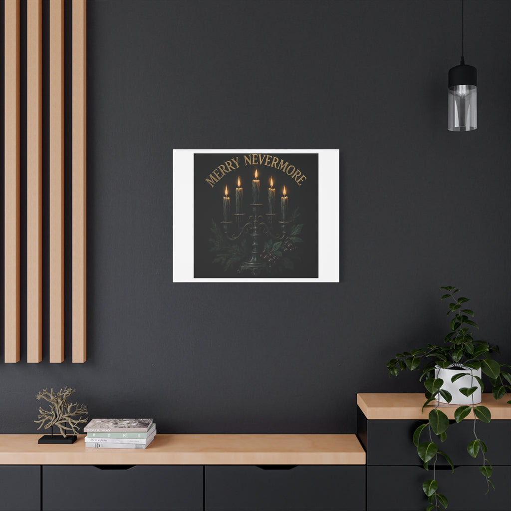Merry Nevermore Candlelight Canvas