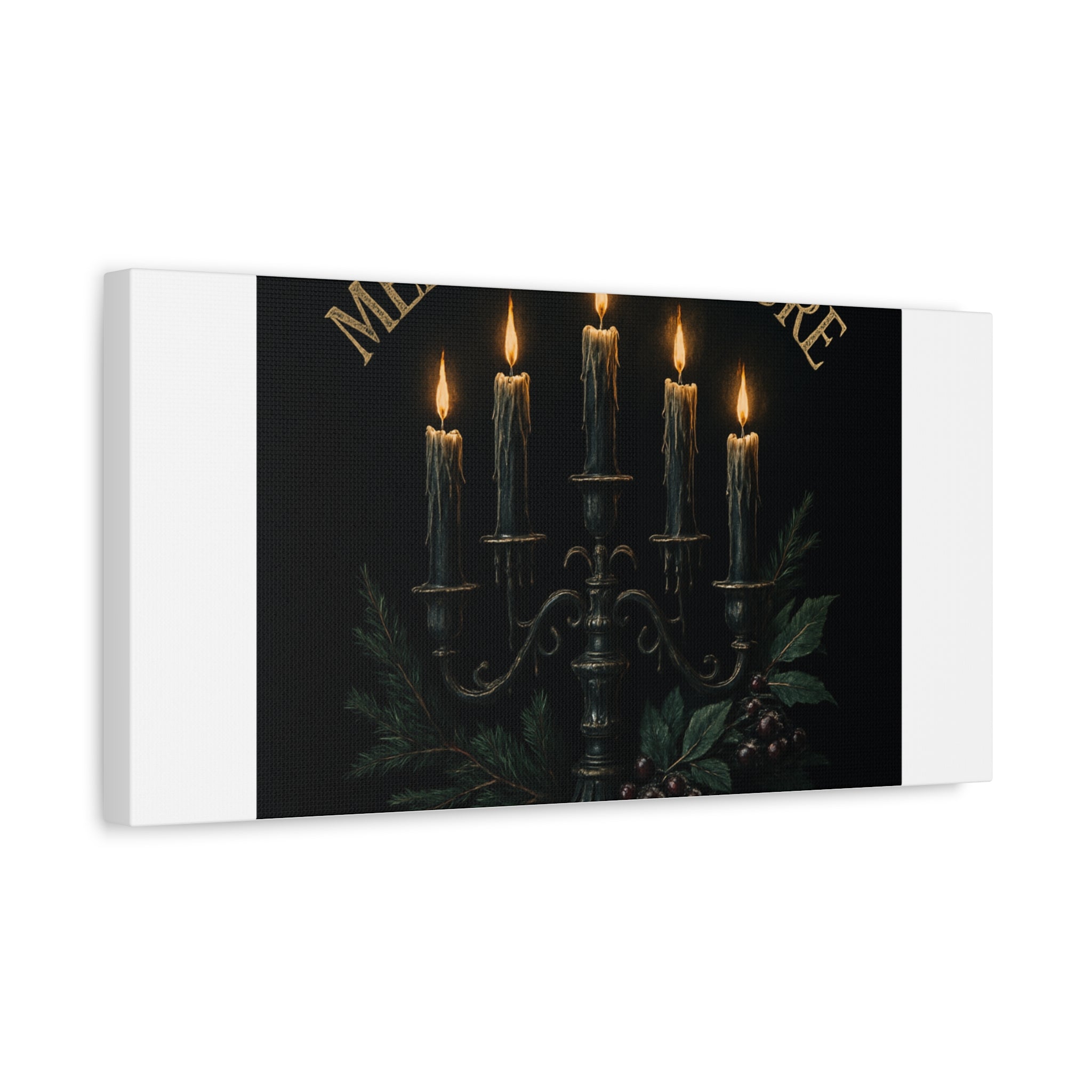 Merry Nevermore Candlelight Canvas
