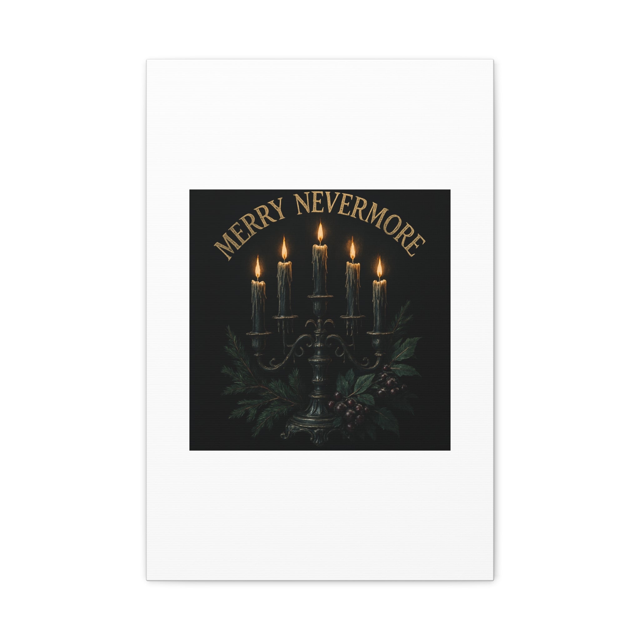 Merry Nevermore Candlelight Canvas