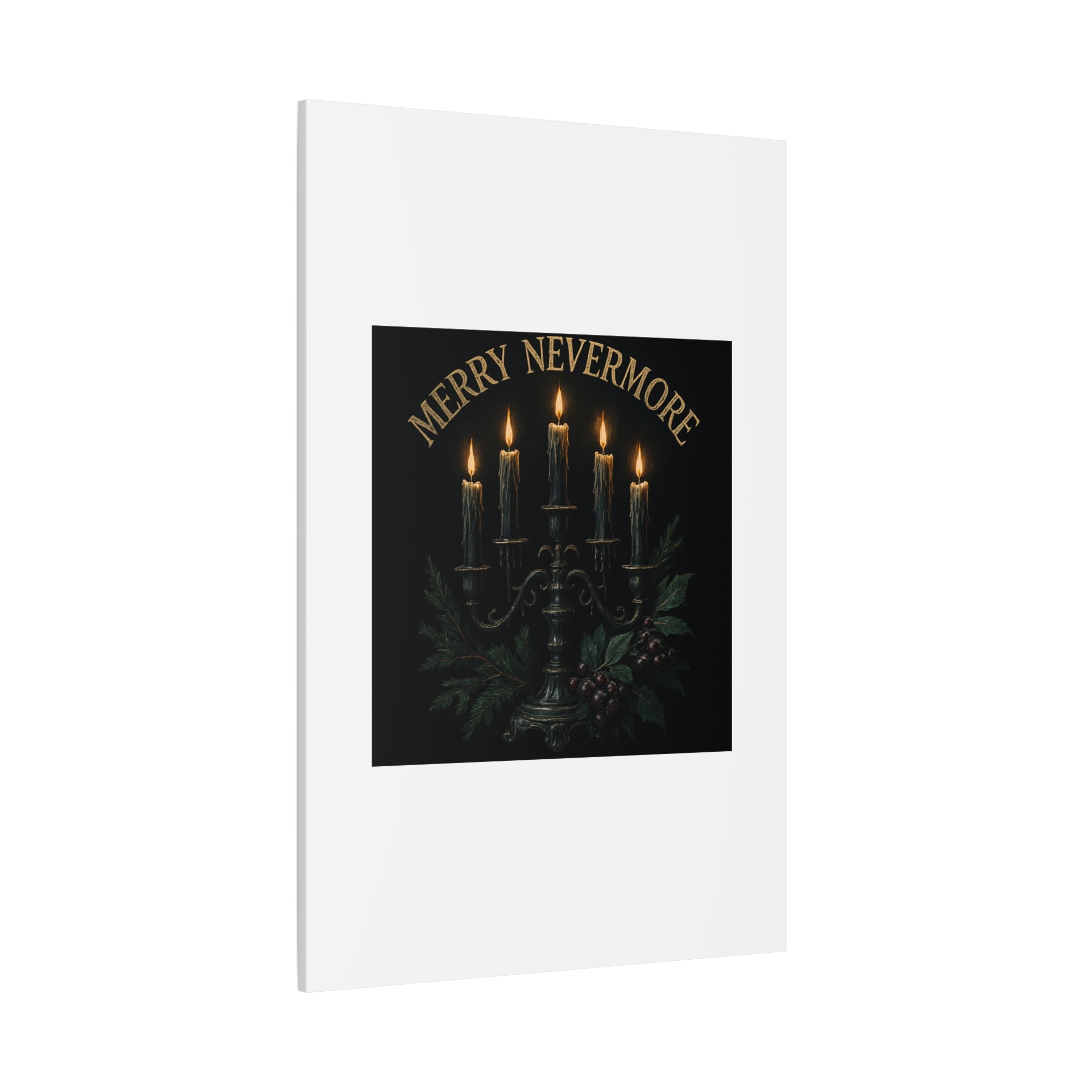 Merry Nevermore Candlelight Canvas