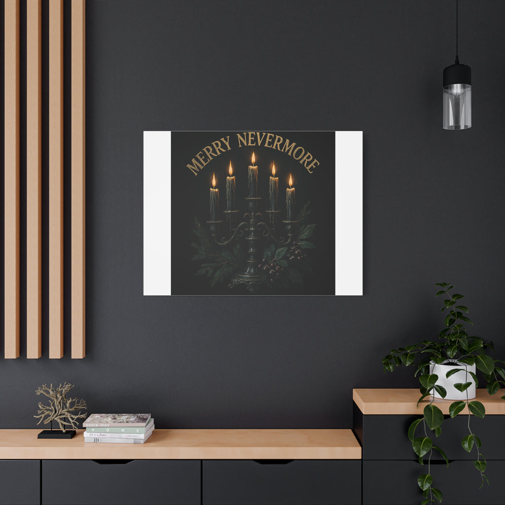 Merry Nevermore Candlelight Canvas