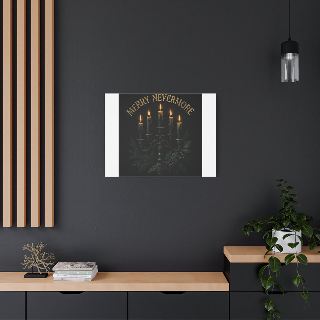 Merry Nevermore Candlelight Canvas