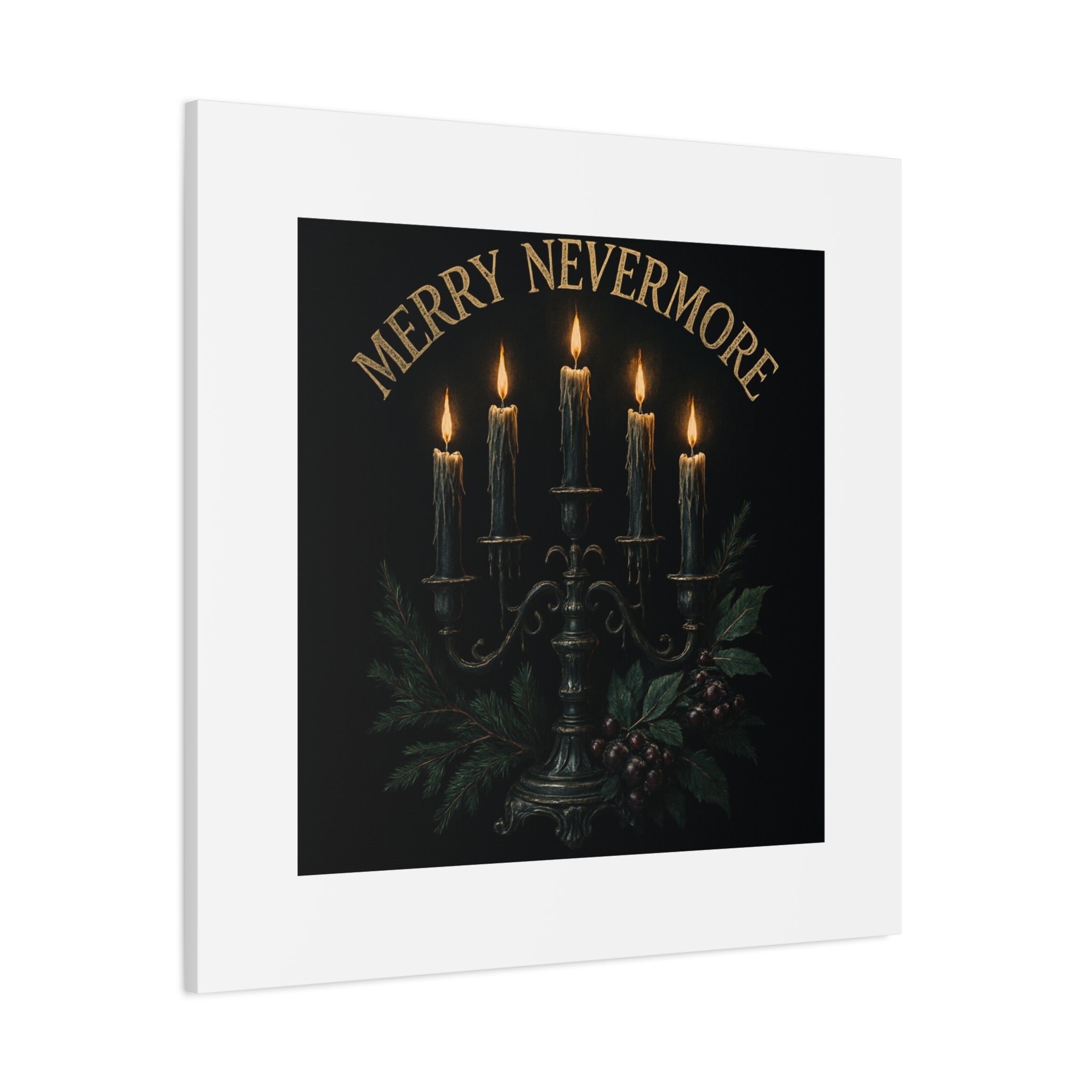 Merry Nevermore Candlelight Canvas