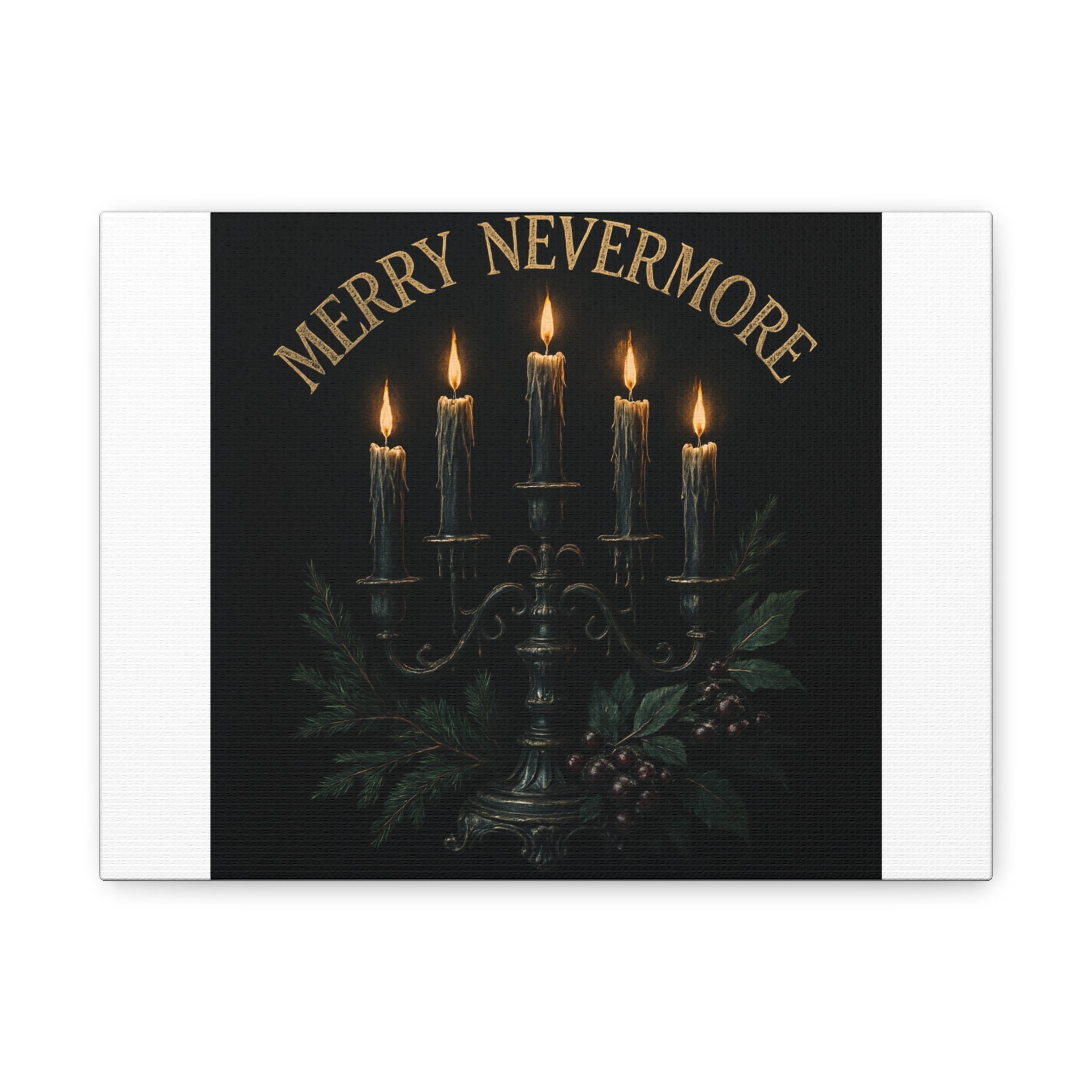 Merry Nevermore Candlelight Canvas