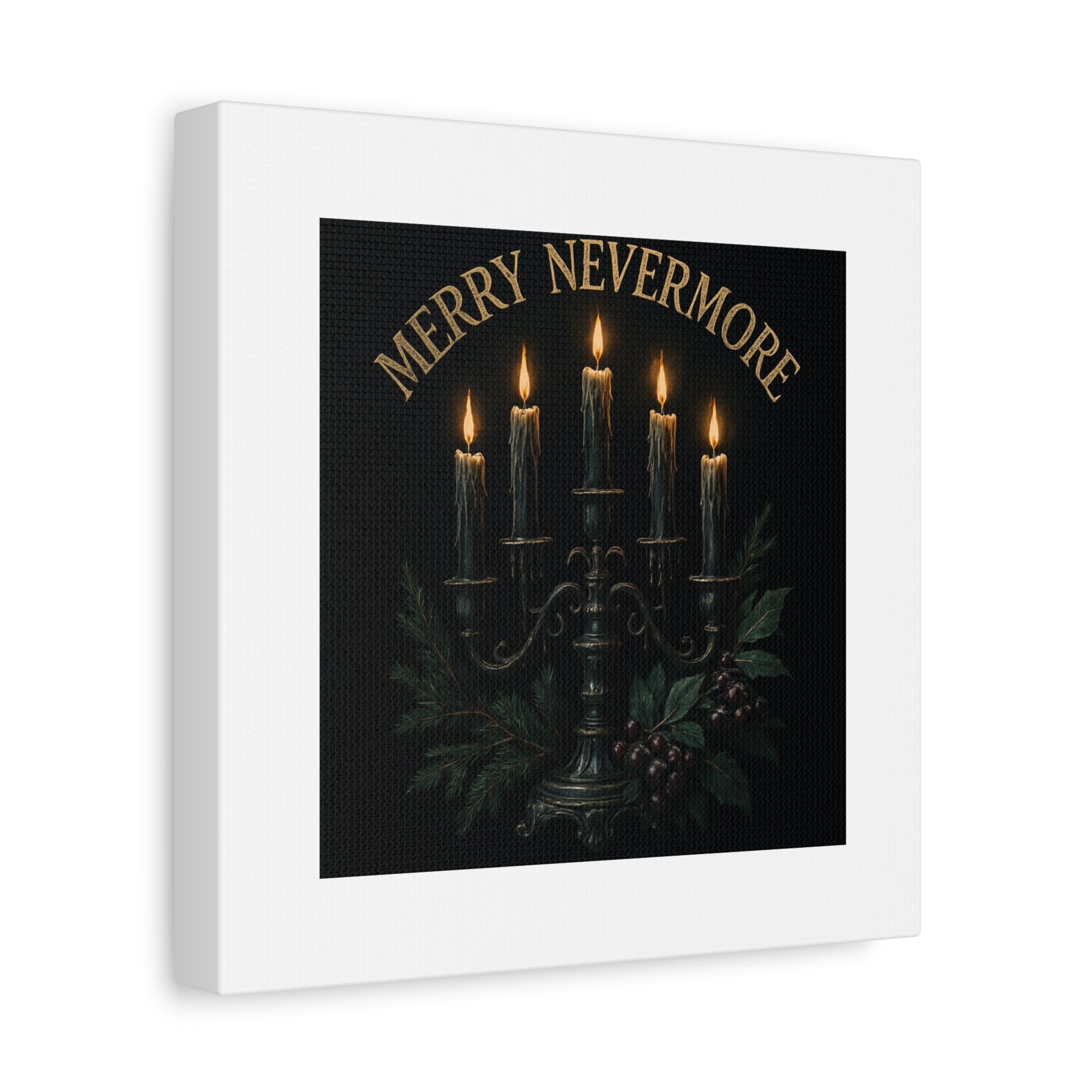 Merry Nevermore Candlelight Canvas