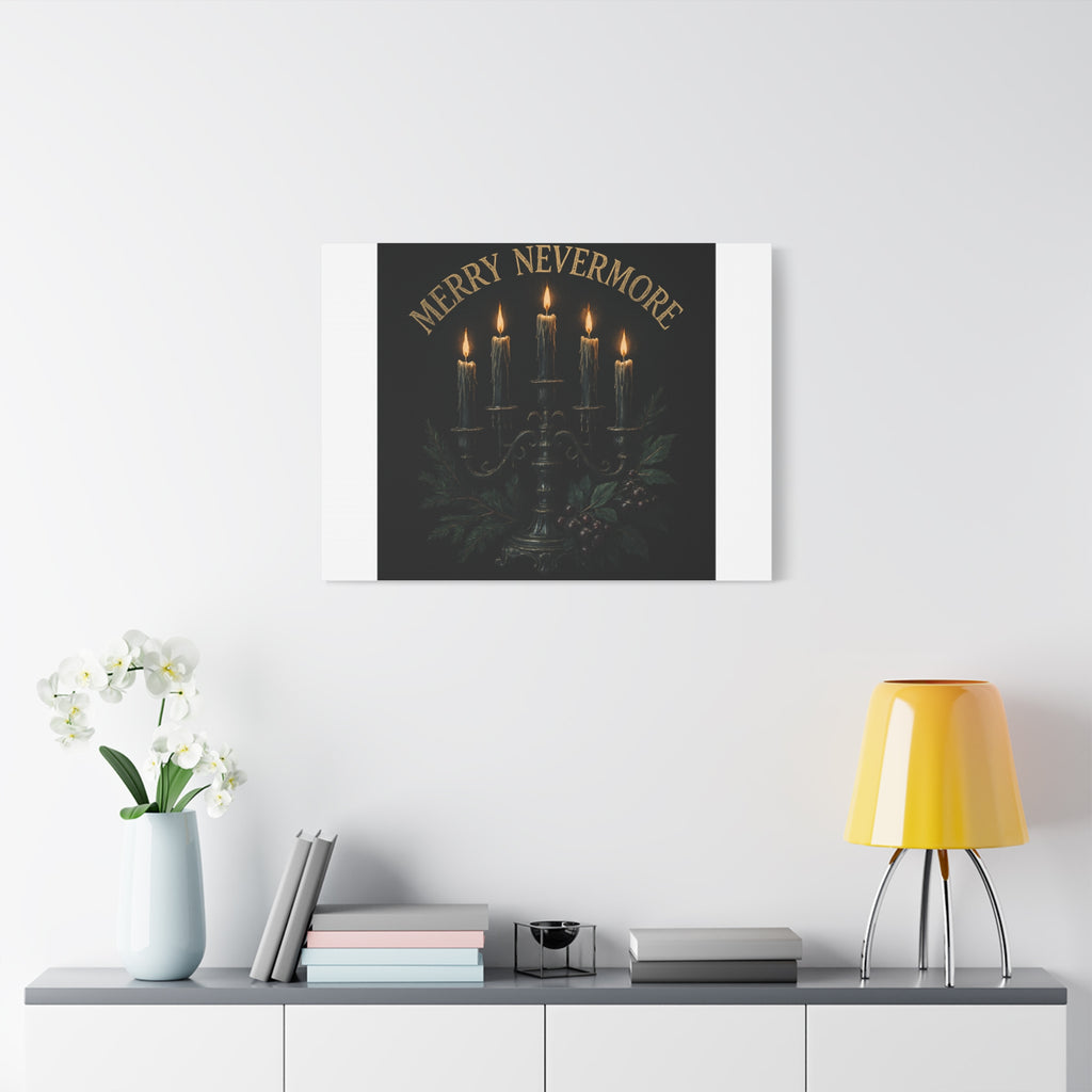 Merry Nevermore Candlelight Canvas