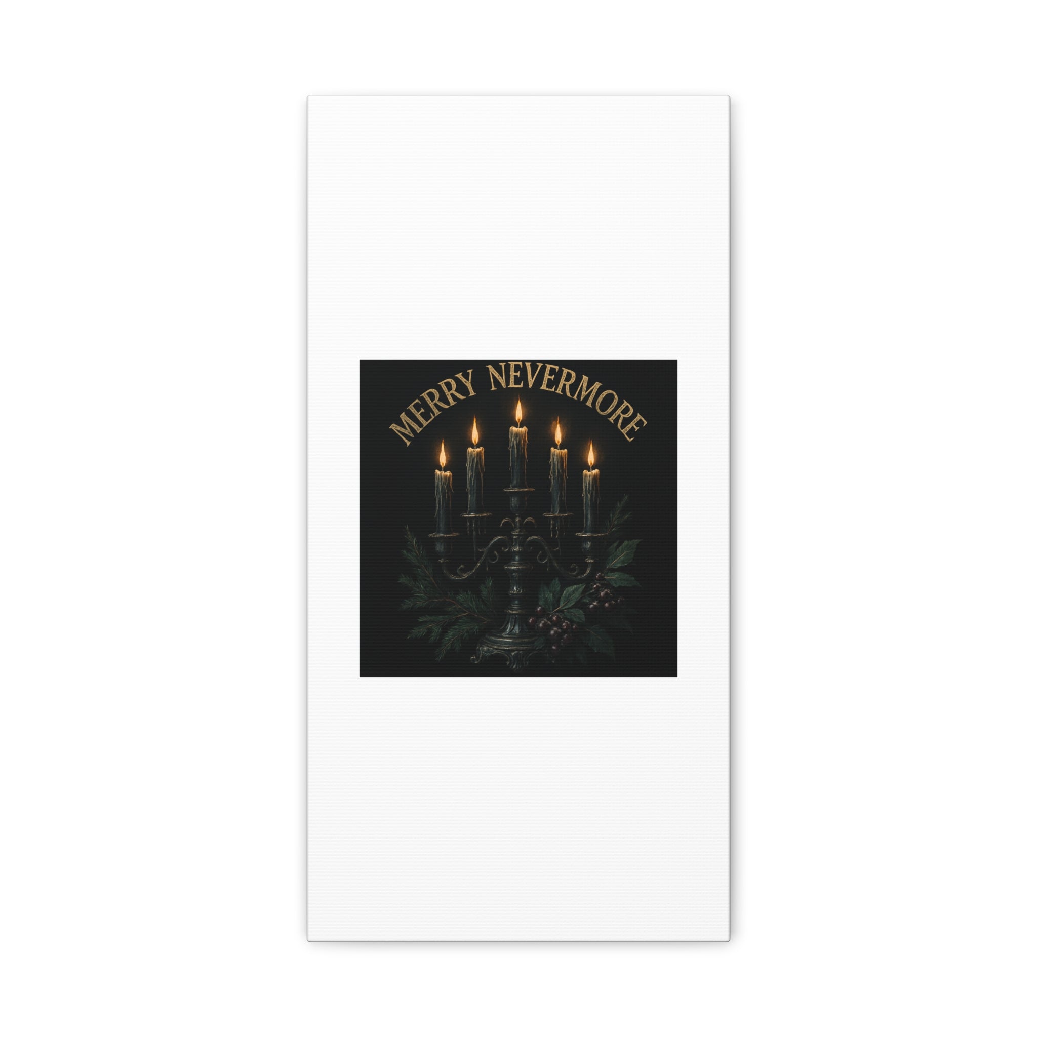Merry Nevermore Candlelight Canvas