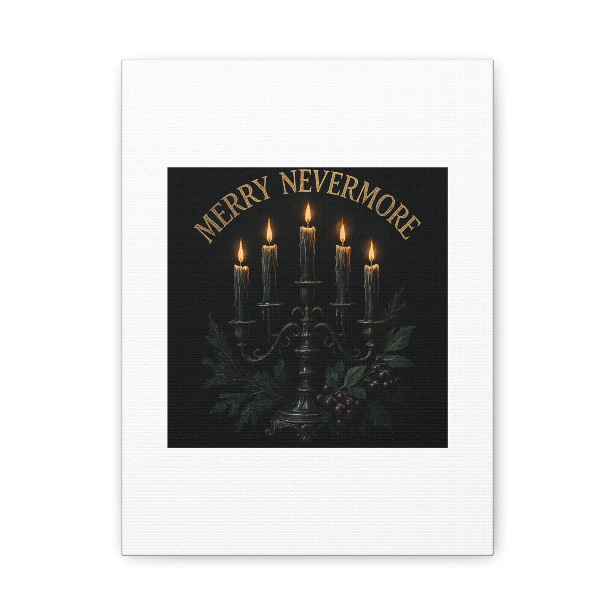 Merry Nevermore Candlelight Canvas