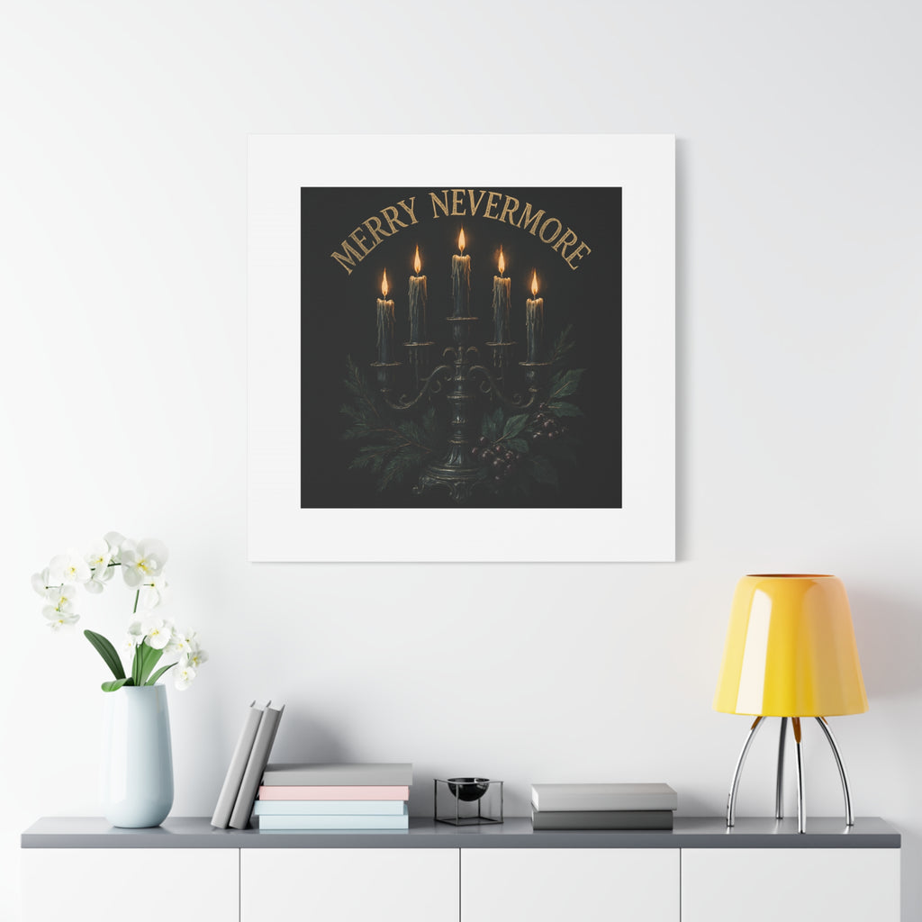 Merry Nevermore Candlelight Canvas