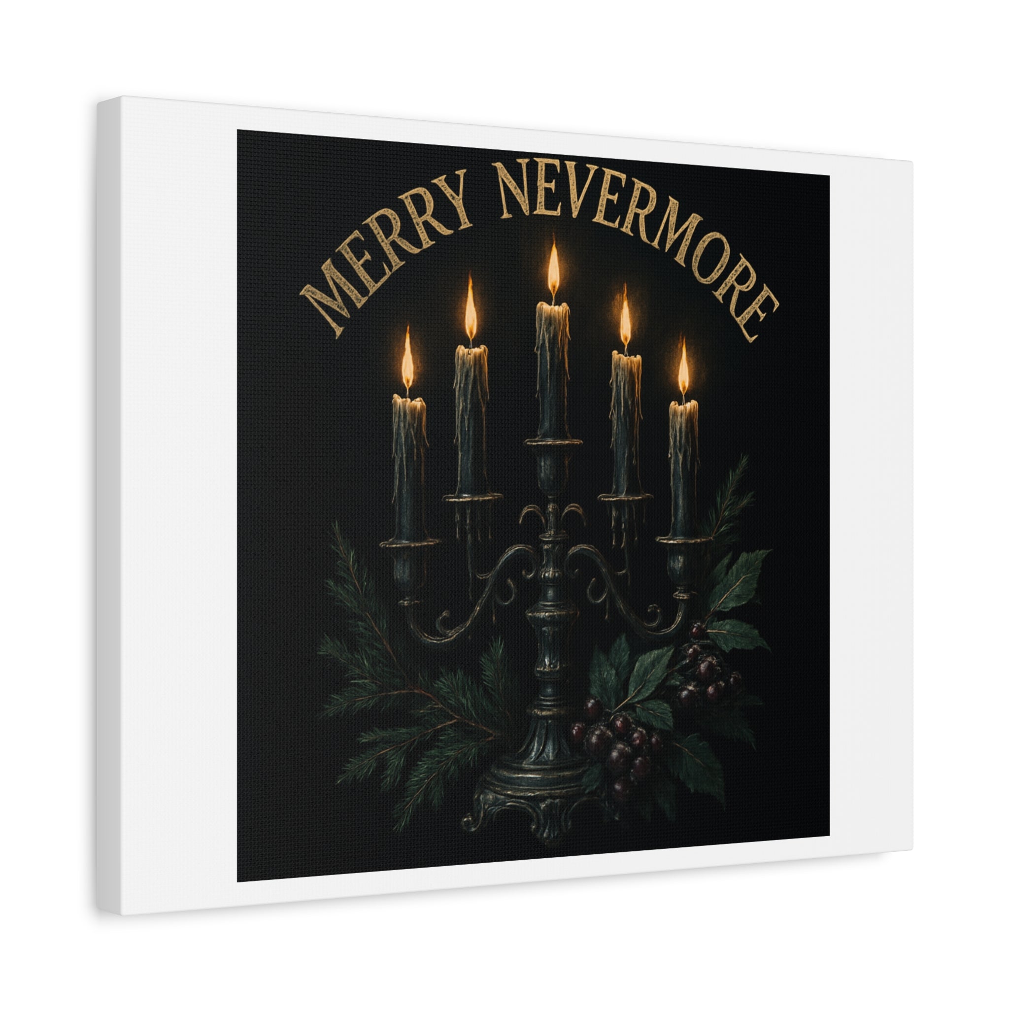 Merry Nevermore Candlelight Canvas