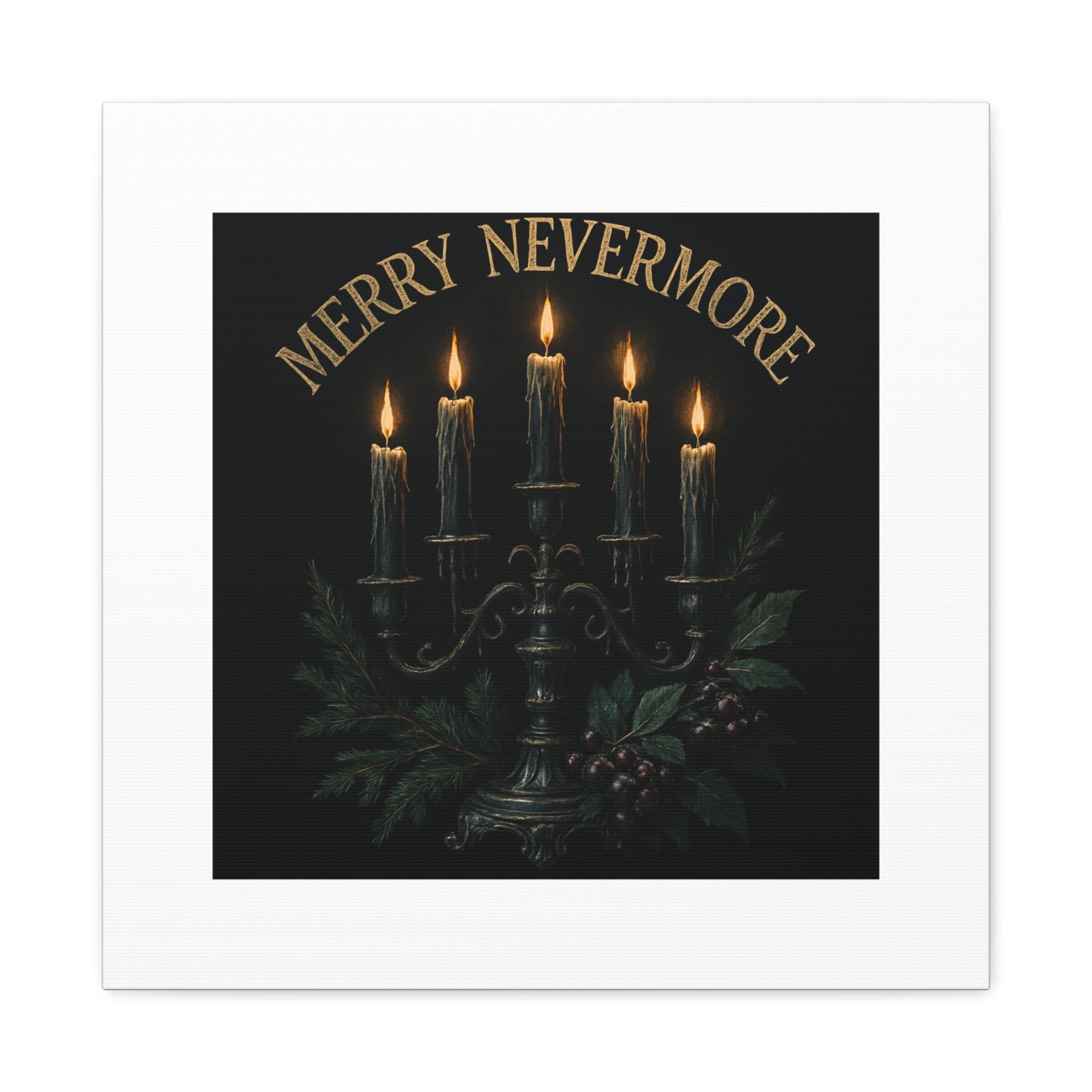 Merry Nevermore Candlelight Canvas